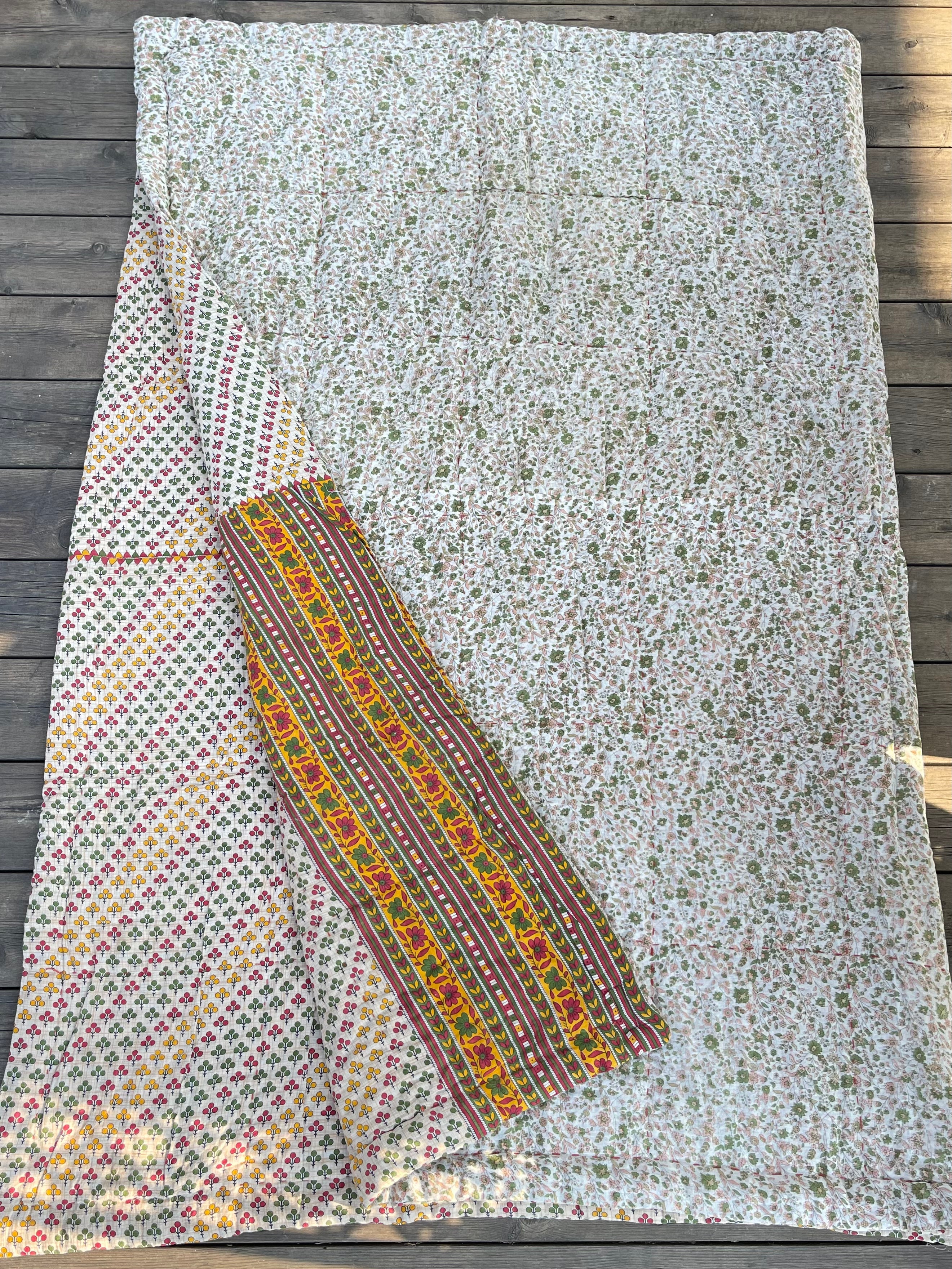 Vatteppe - Vintage Sari - QA10524 - Linneas Hage