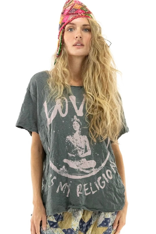 T- Shirt - Love is my Religion - Ozzy - Linneas Hage