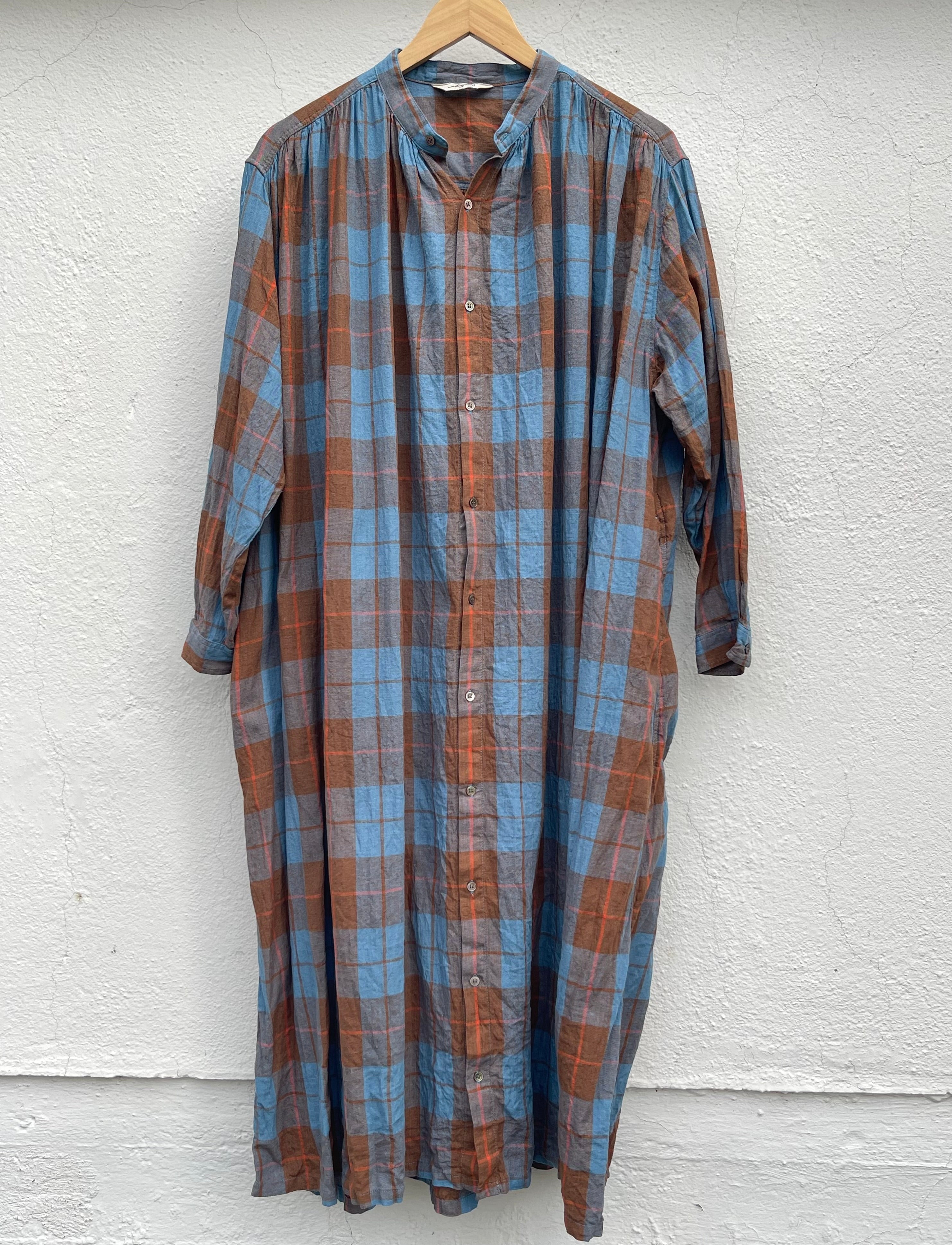 Tartanrutete  kjole - Blue