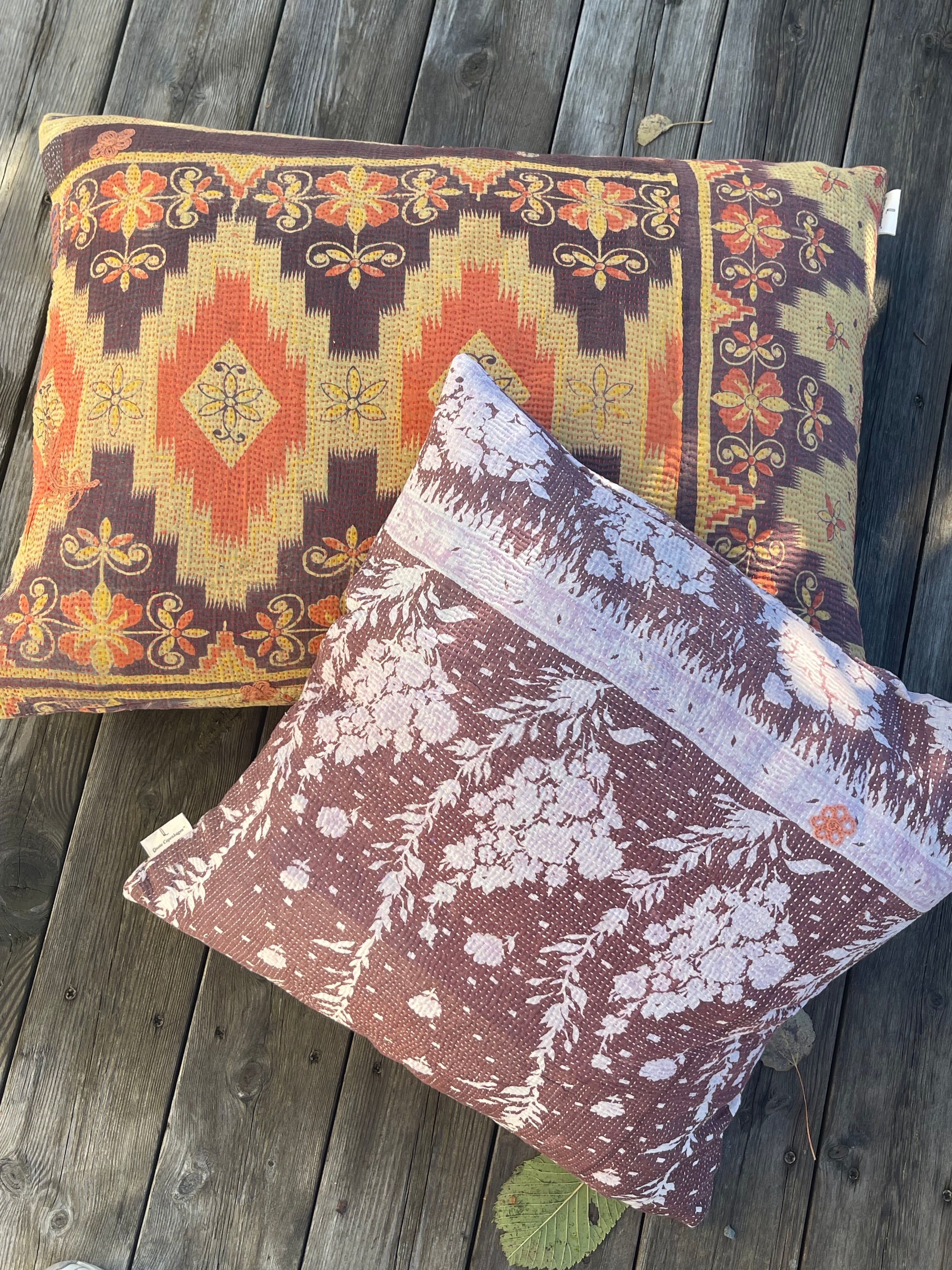 Vintage Sari putetrekk - 50x70 - #Y7240