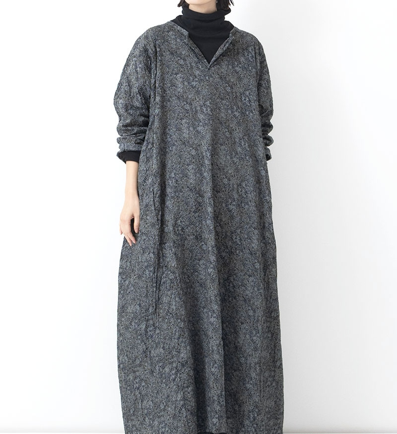 Kjole - Liberty - Grey Print