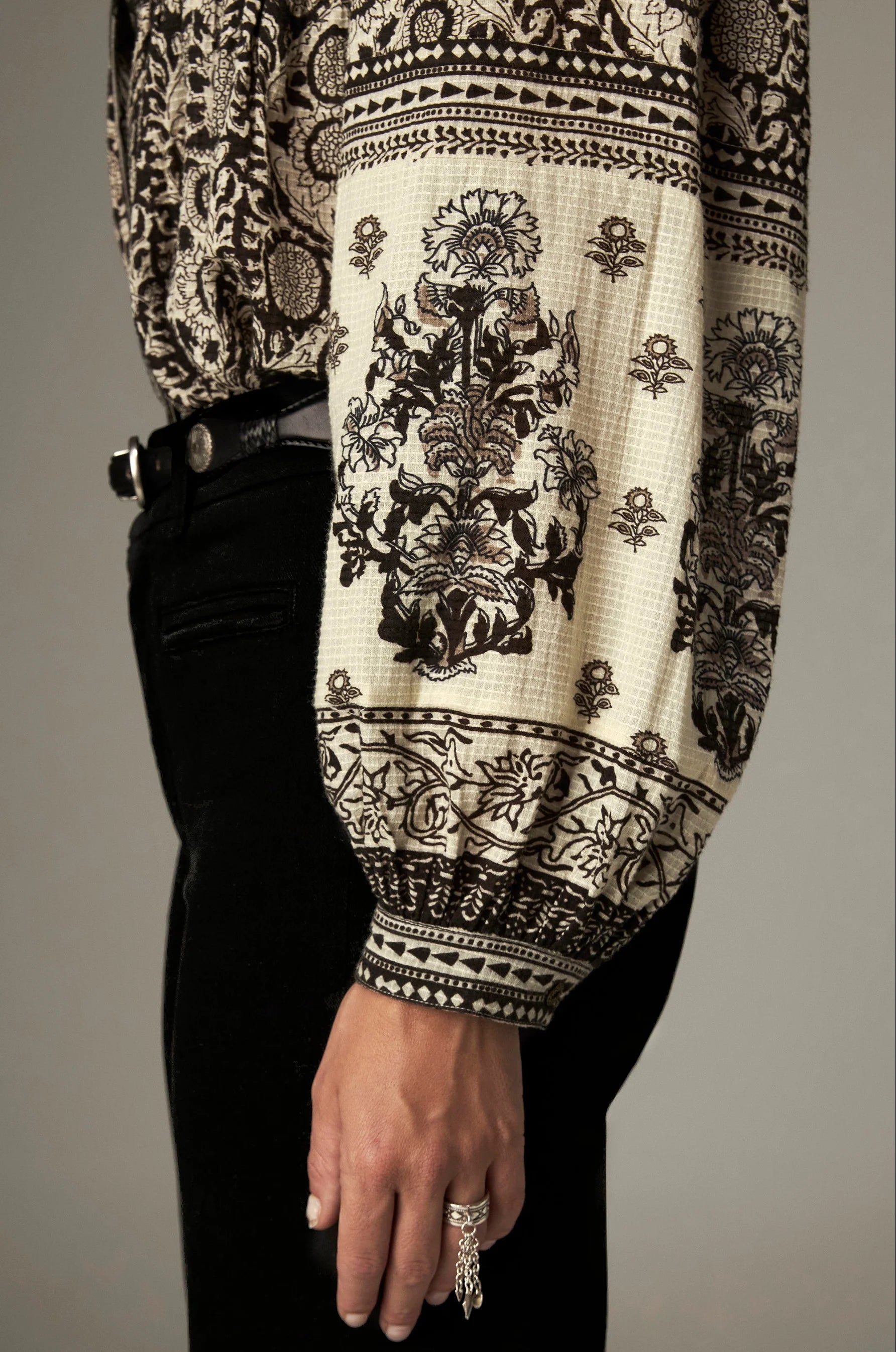 Azar Skjorte - Persian Baroque - Antique Bone