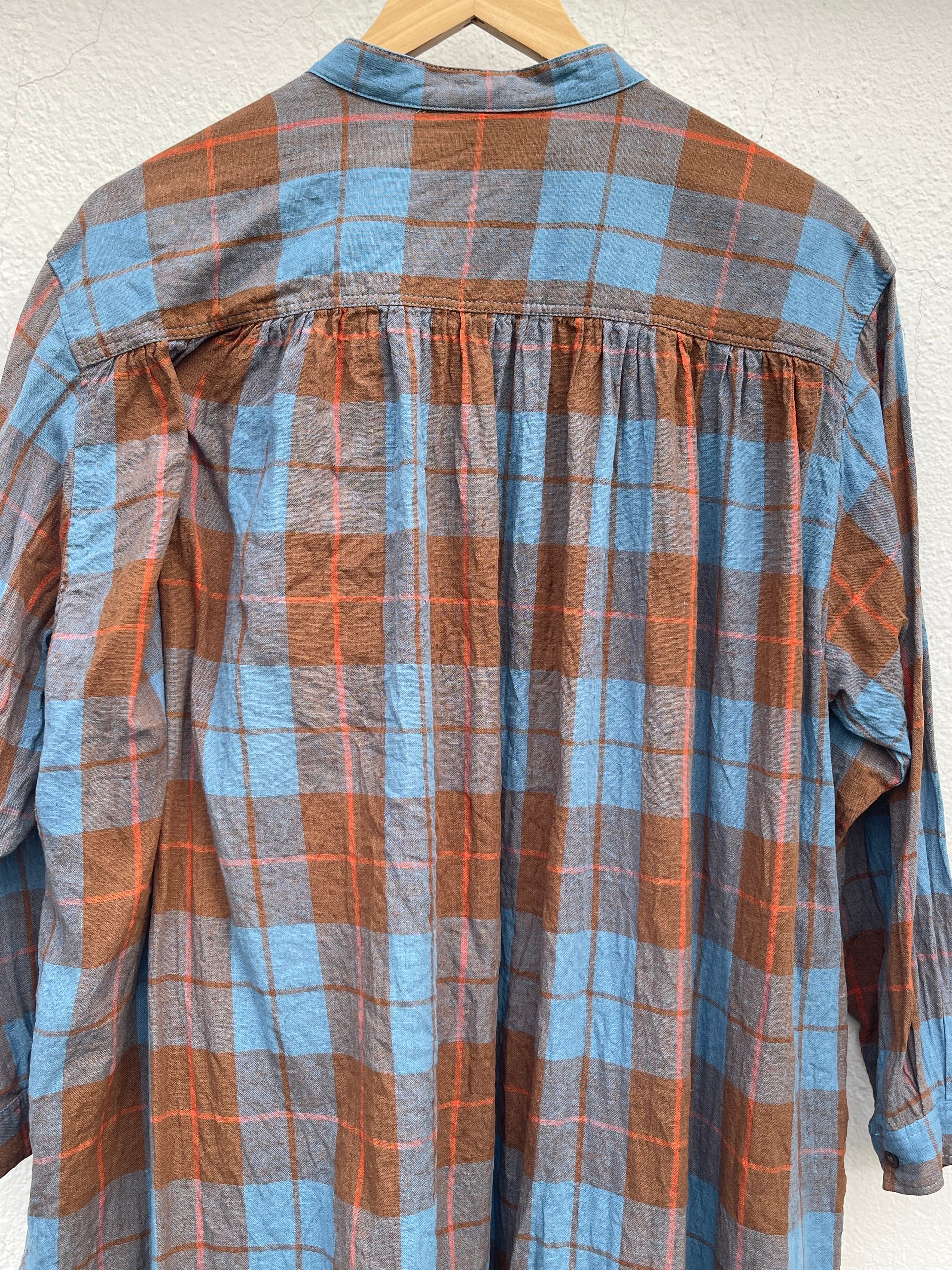 Tartanrutete  kjole - Blue