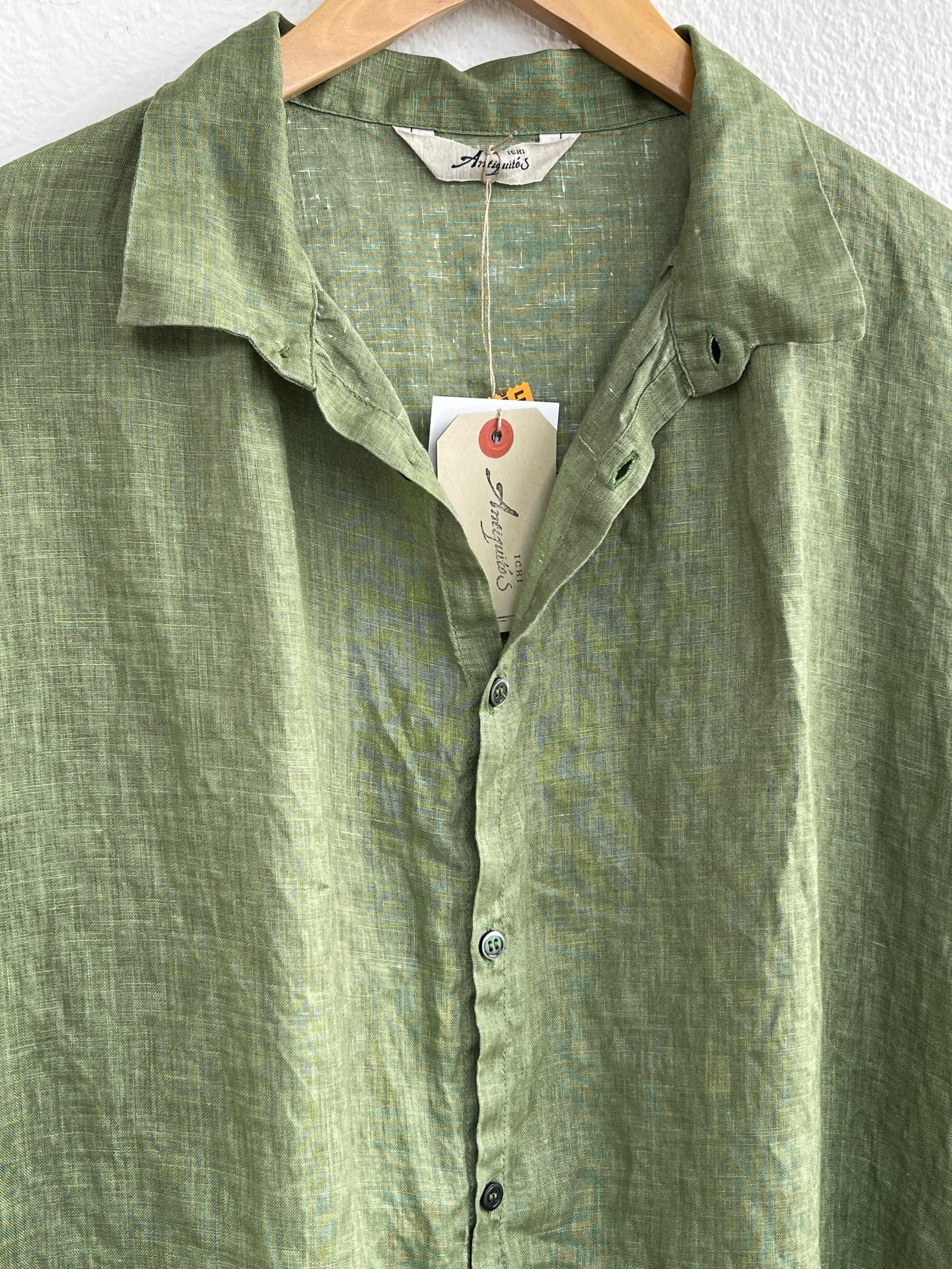 Oversized skjortekjole - Pigment Green