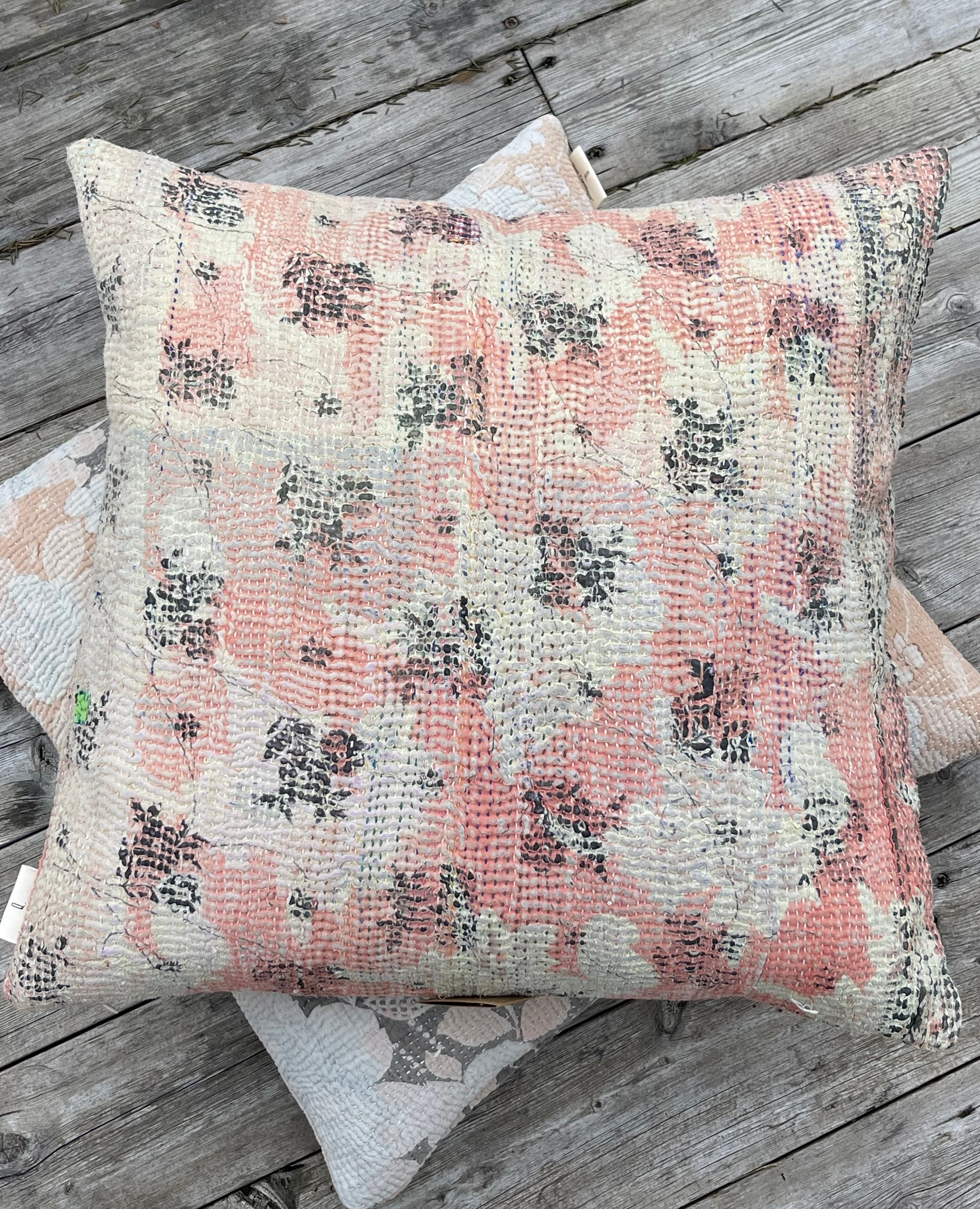 Putetrekk - Vintage Sari Fine Q-  50x50 - Y4109