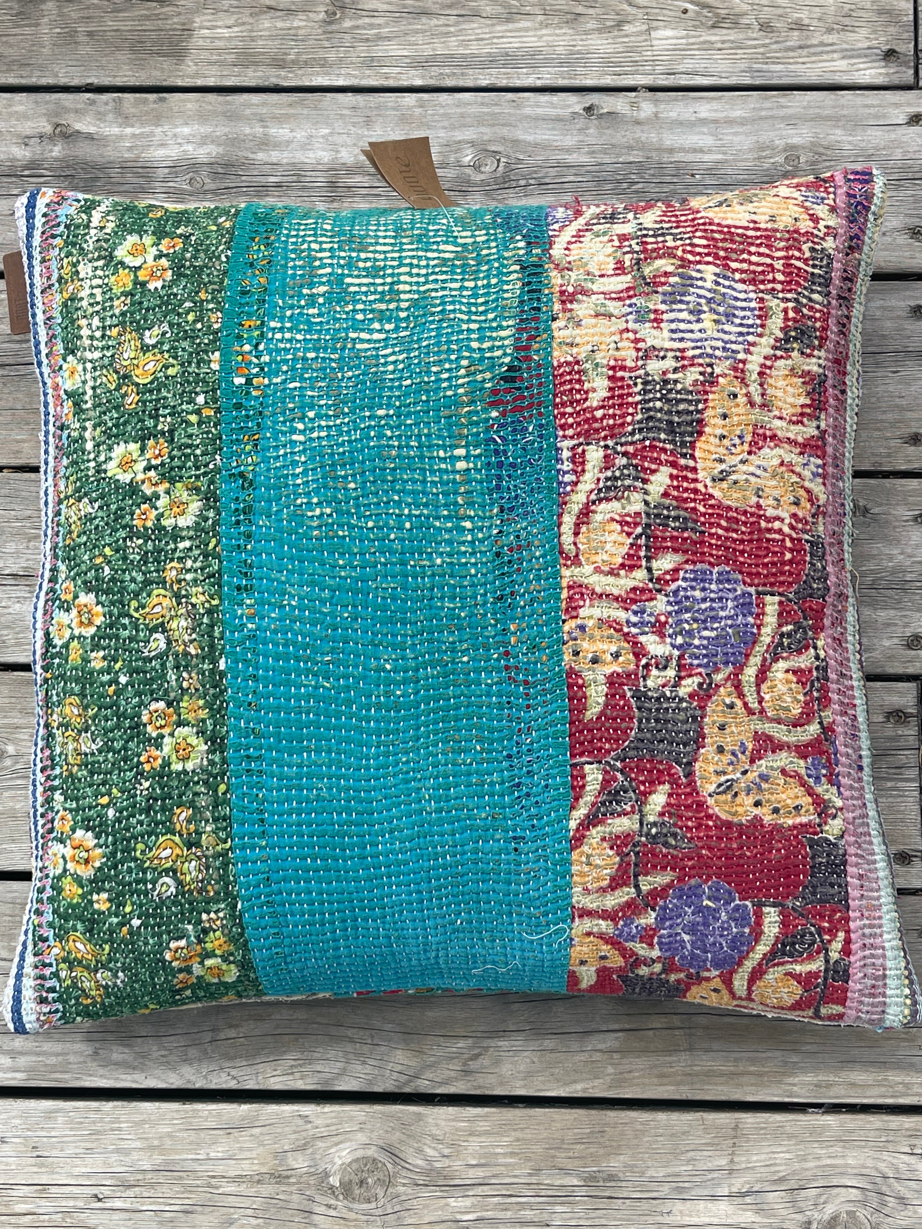 Putetrekk - Vintage Sari Fine Q-  50x50 - Y2345 - Linneas Hage