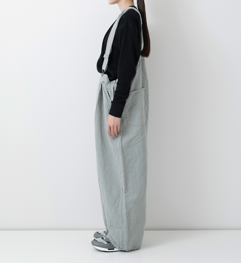 Washout Overall - Sage Gry