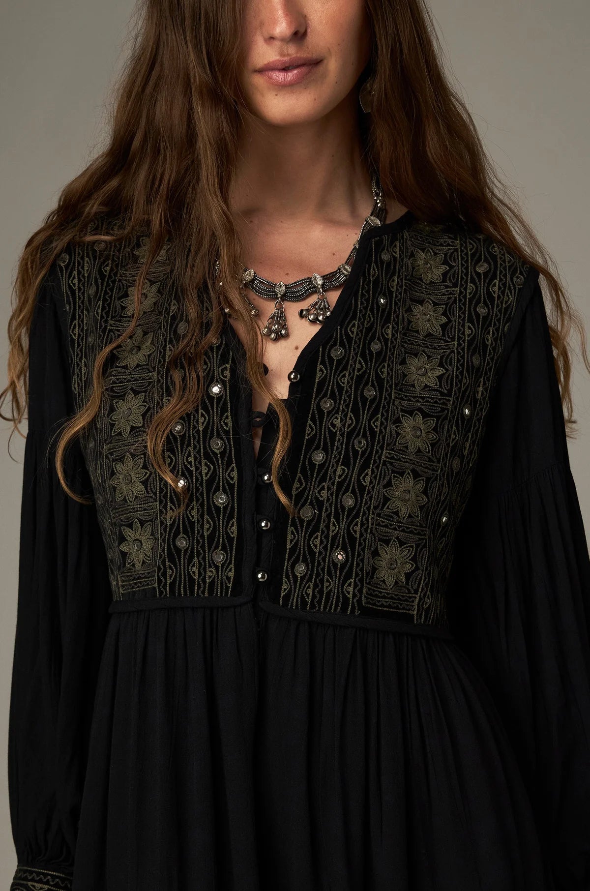 Emilia Kjole - Black Forest - Onix