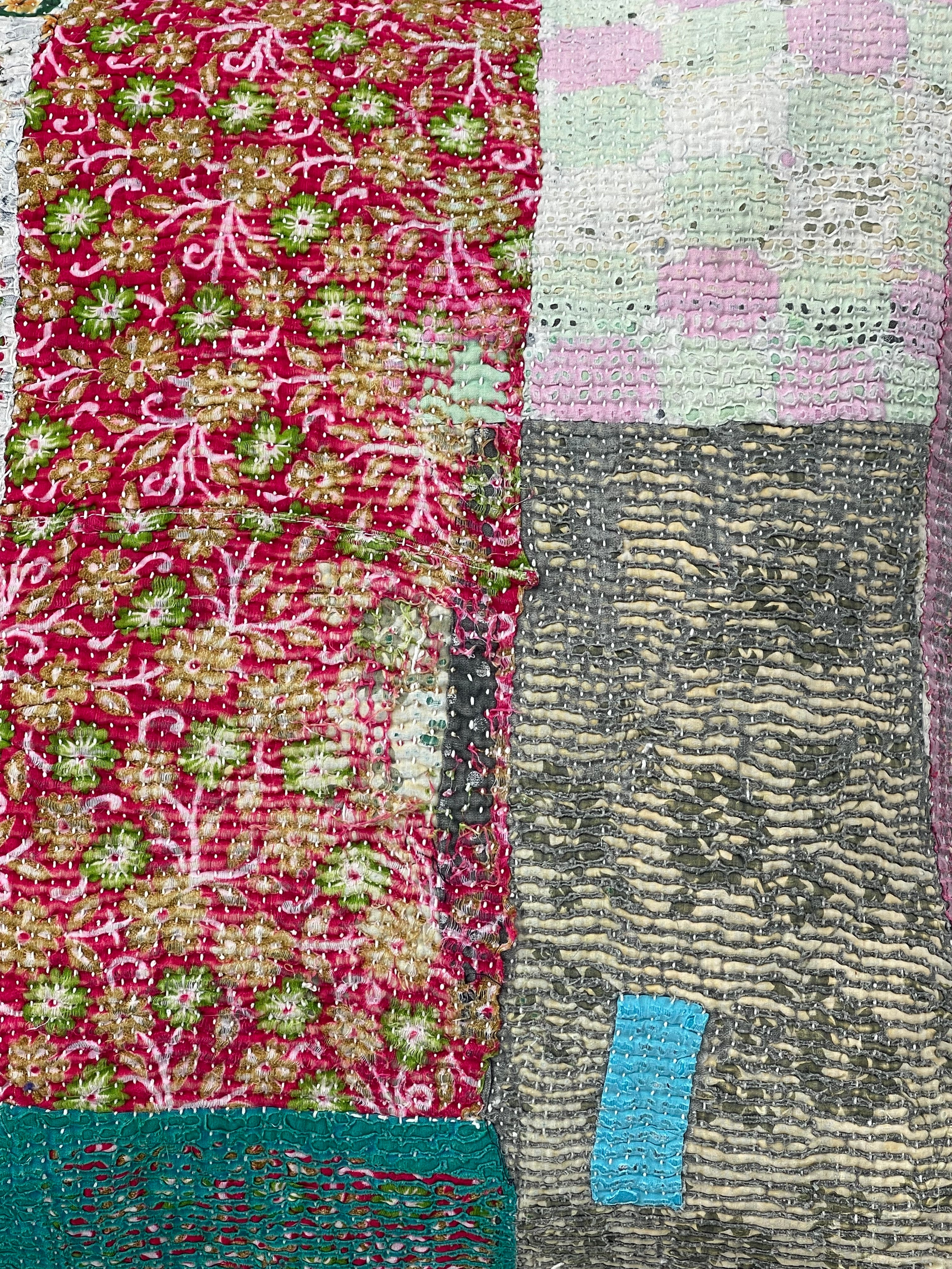 Putetrekk - Vintage Sari Fine Q-  50x50 - Y2345 - Linneas Hage