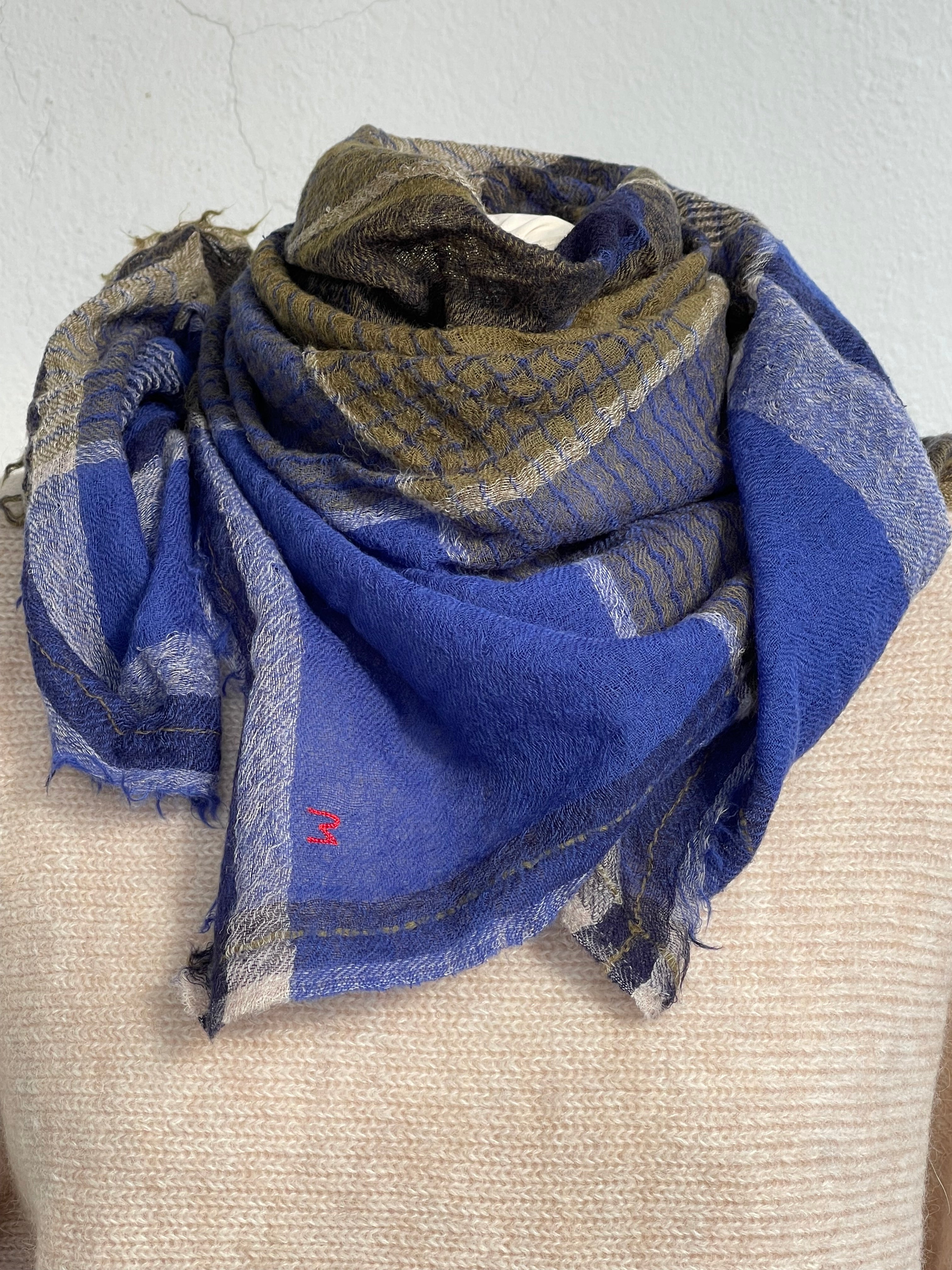 Ullskjerf - 752 - Royal Blue