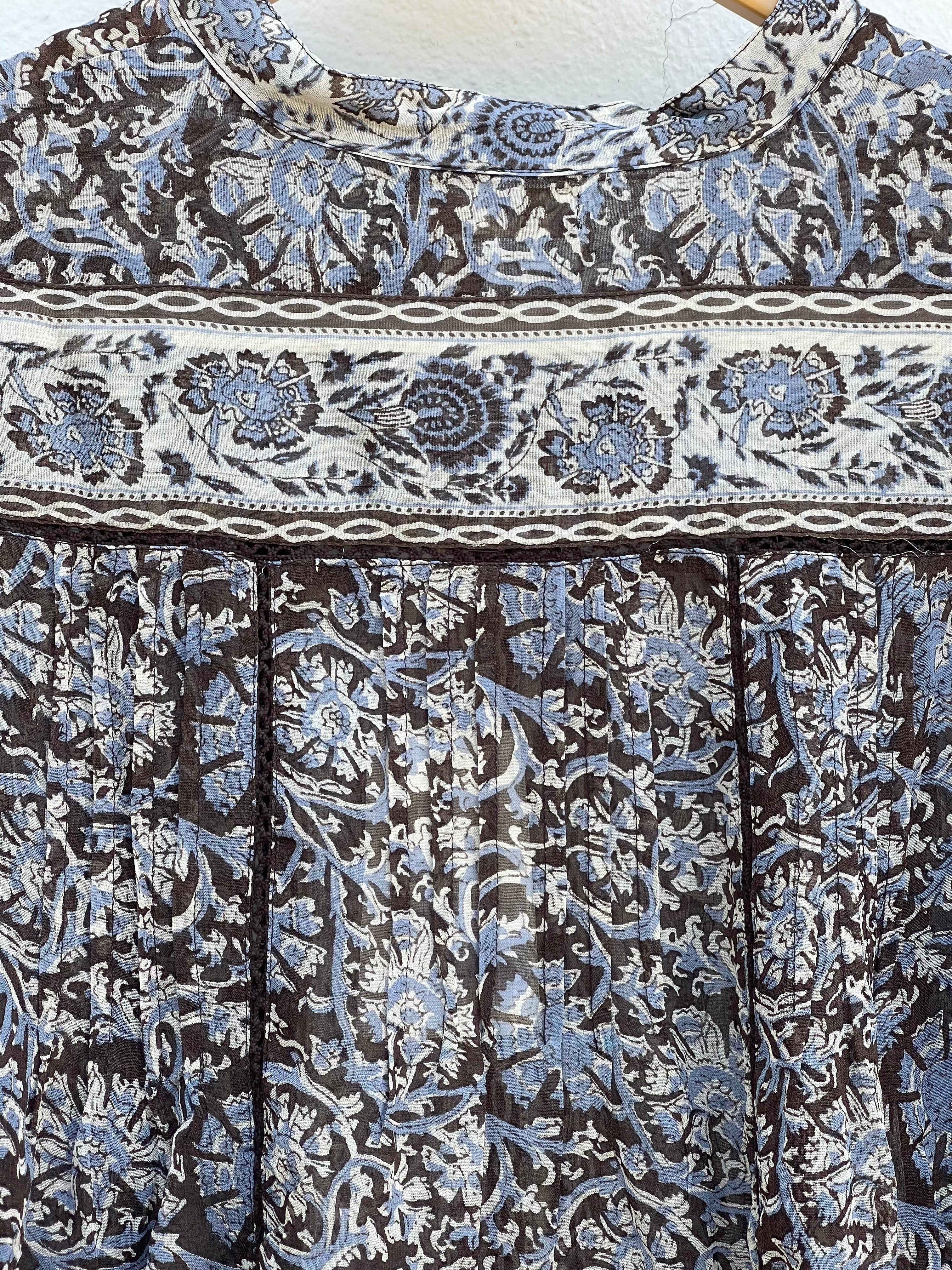 Camilla Bluse - Madurai - Blue Orchid