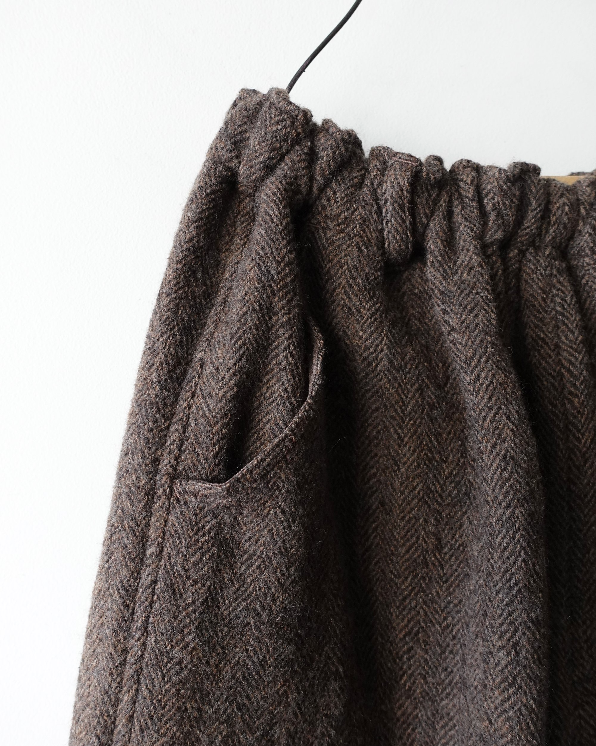 Herringbone Ullbukser - Brown