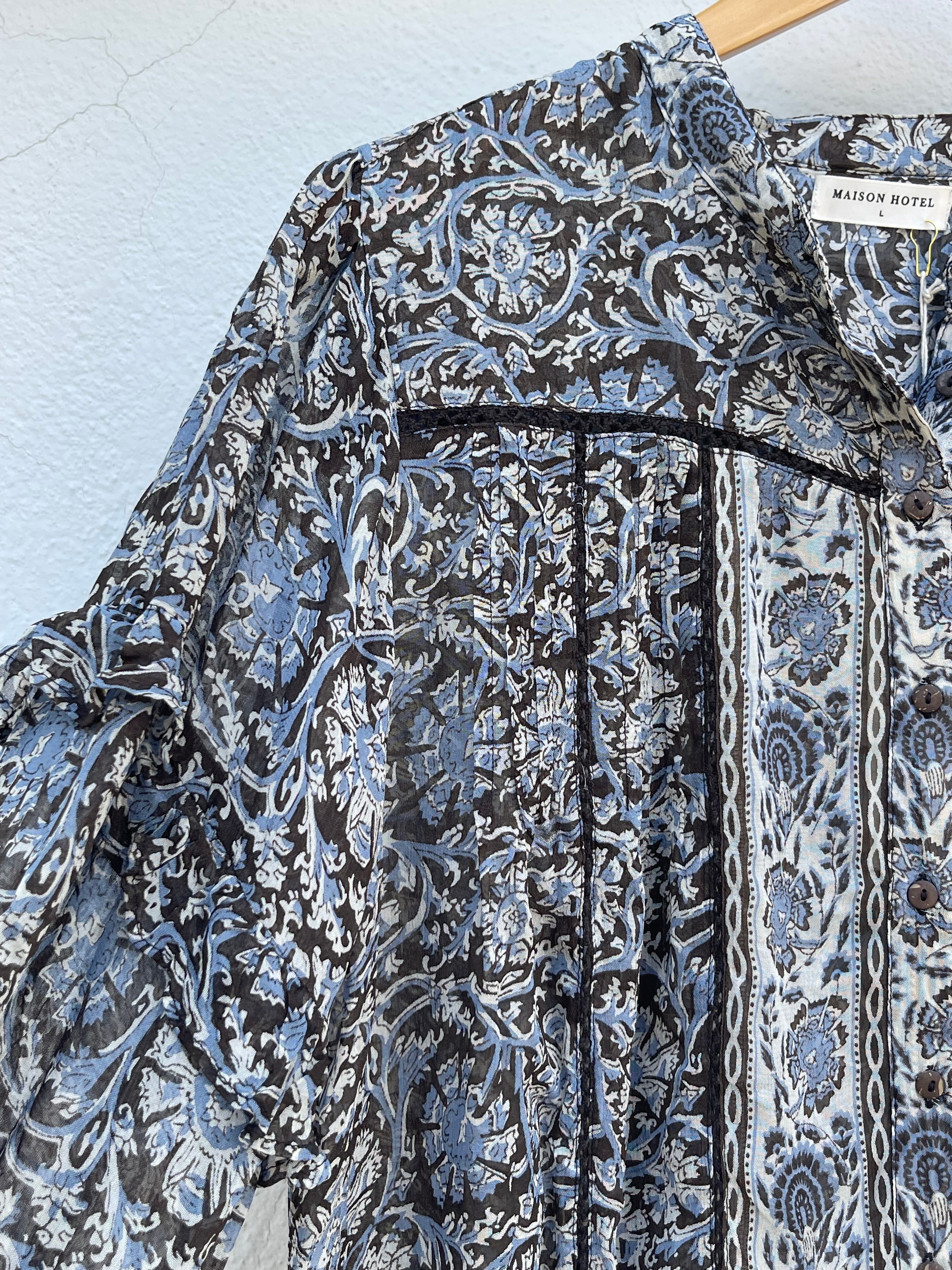 Camilla Bluse - Madurai - Blue Orchid