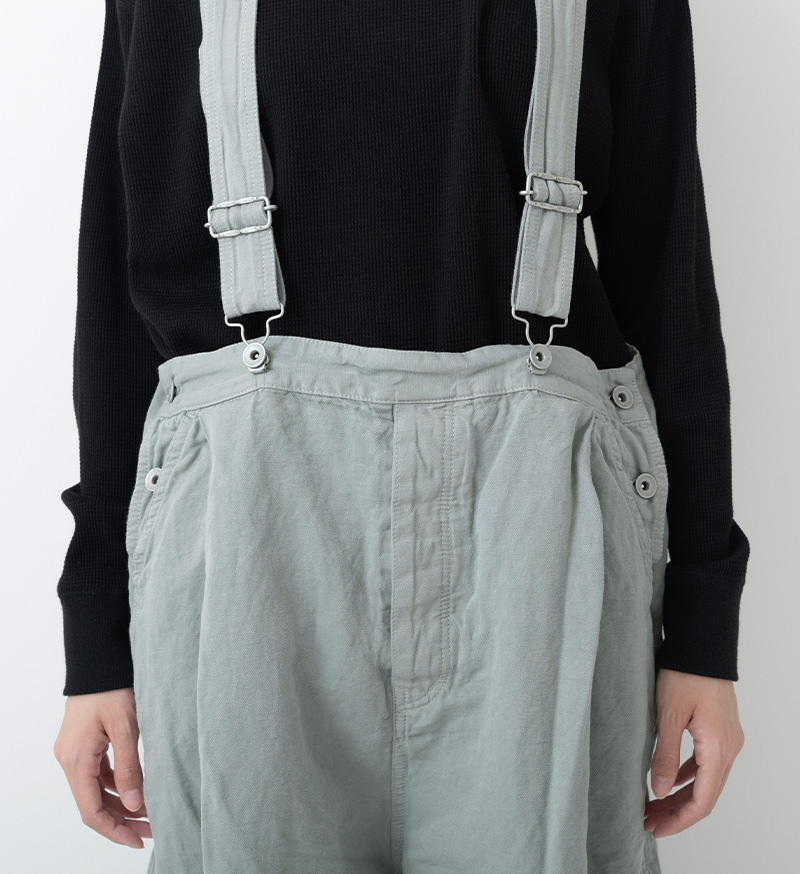 Washout Overall - Sage Gry