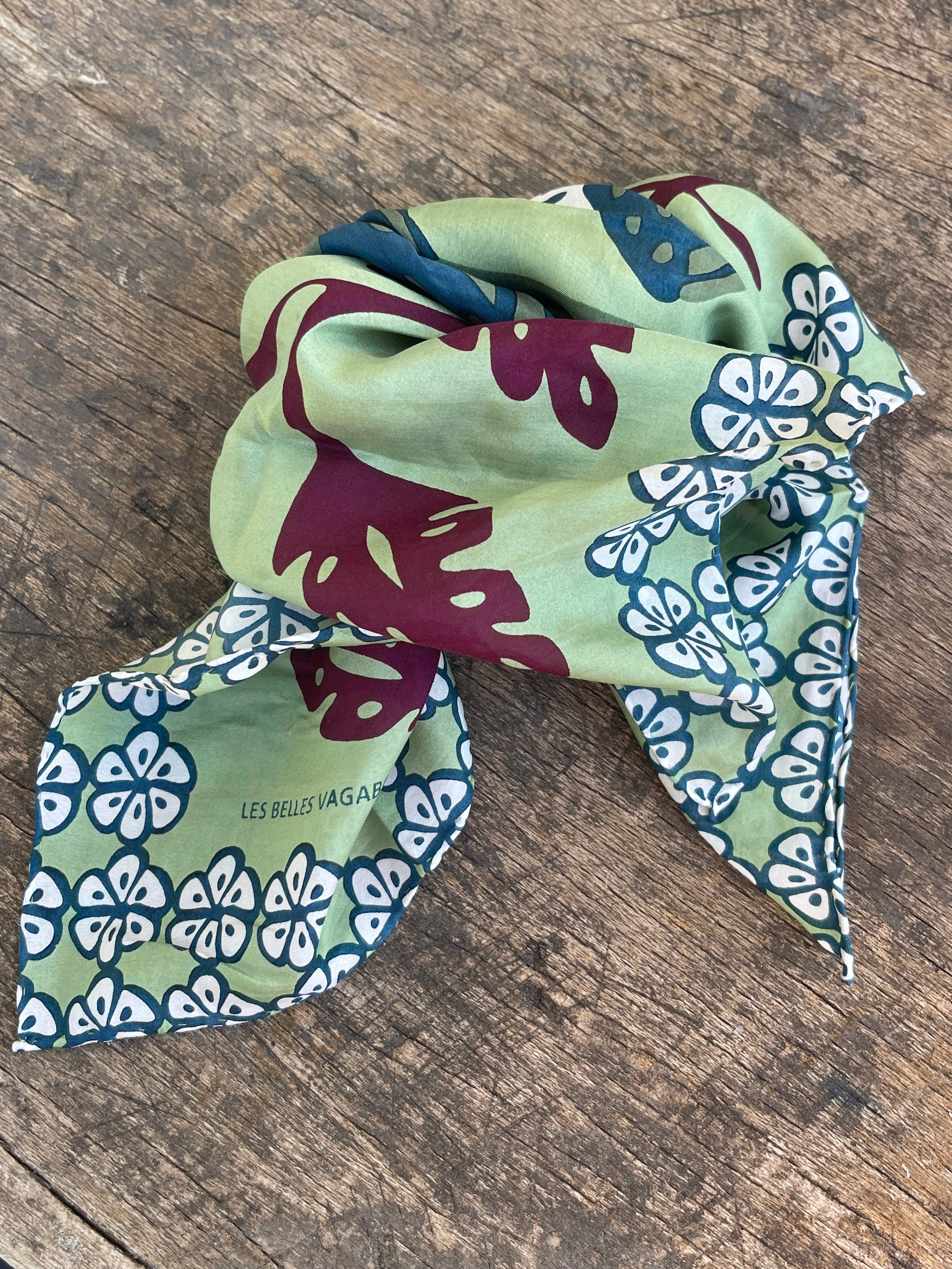 Mini silkeskjerf - Alice - Almande