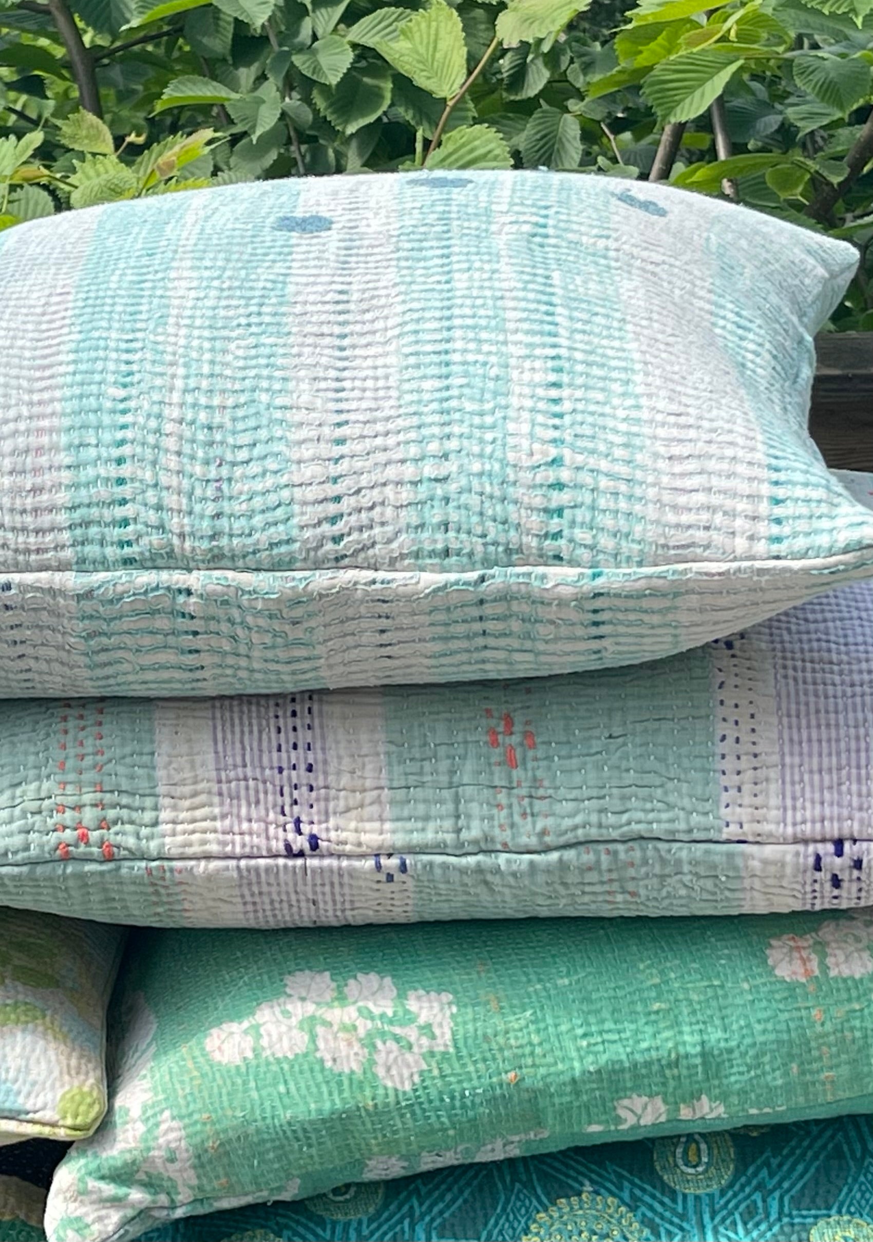 Putetrekk - Vintage Sari Fine Q-  50x50 - Y5004