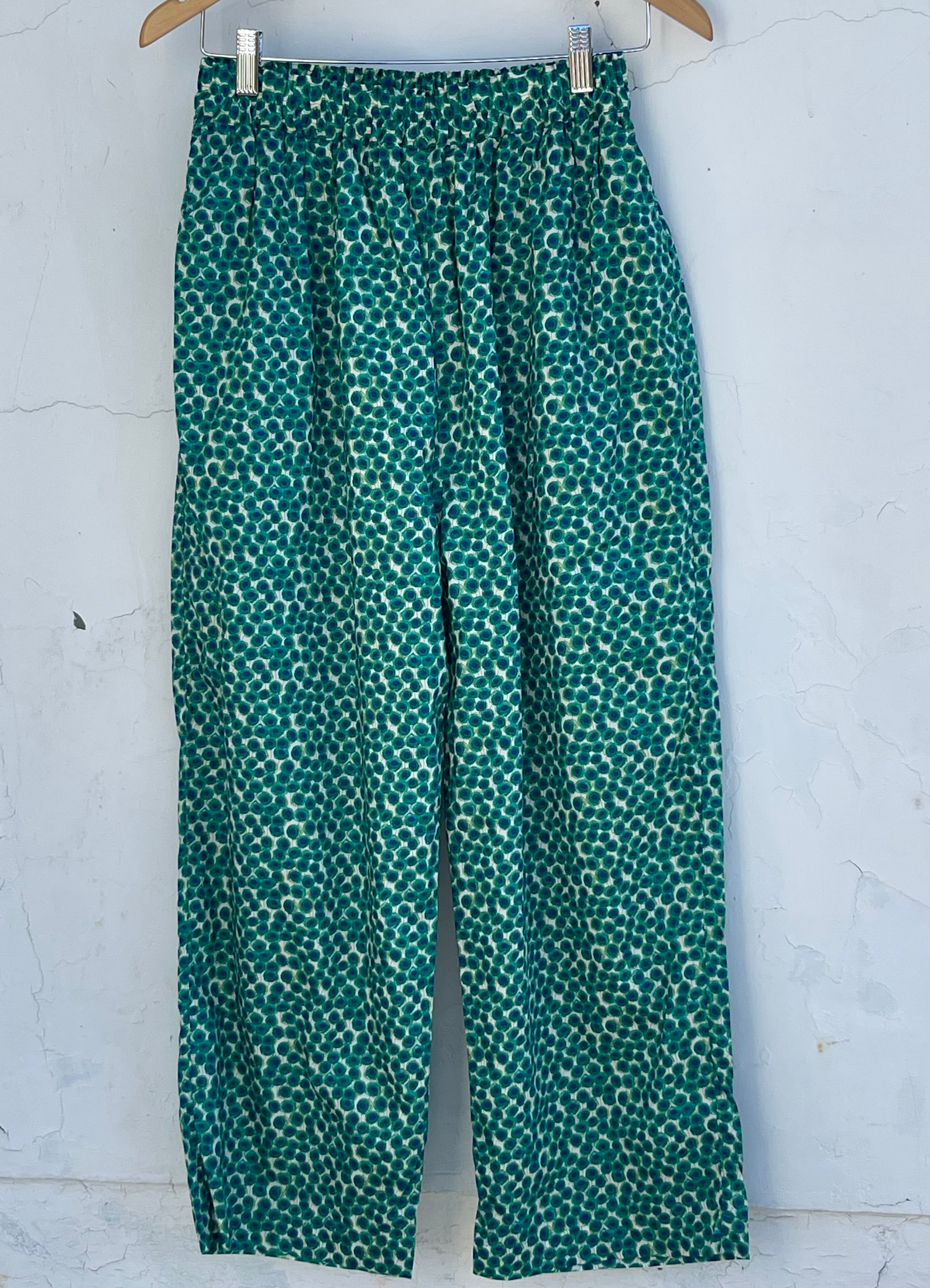 Bukse - Liberty - Green Flower - Linneas Hage