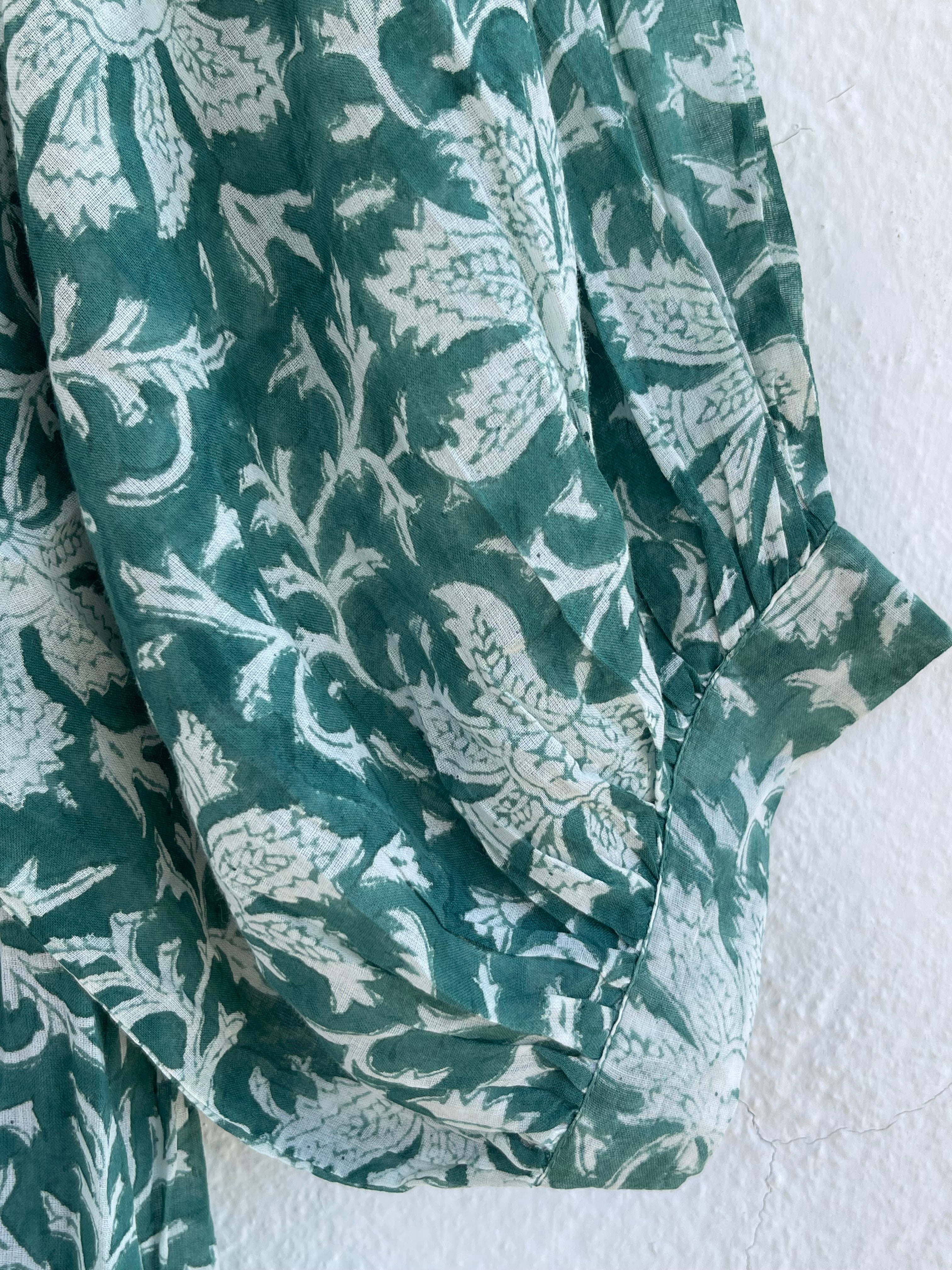 Nice Kjole - Teal Green - Linneas Hage