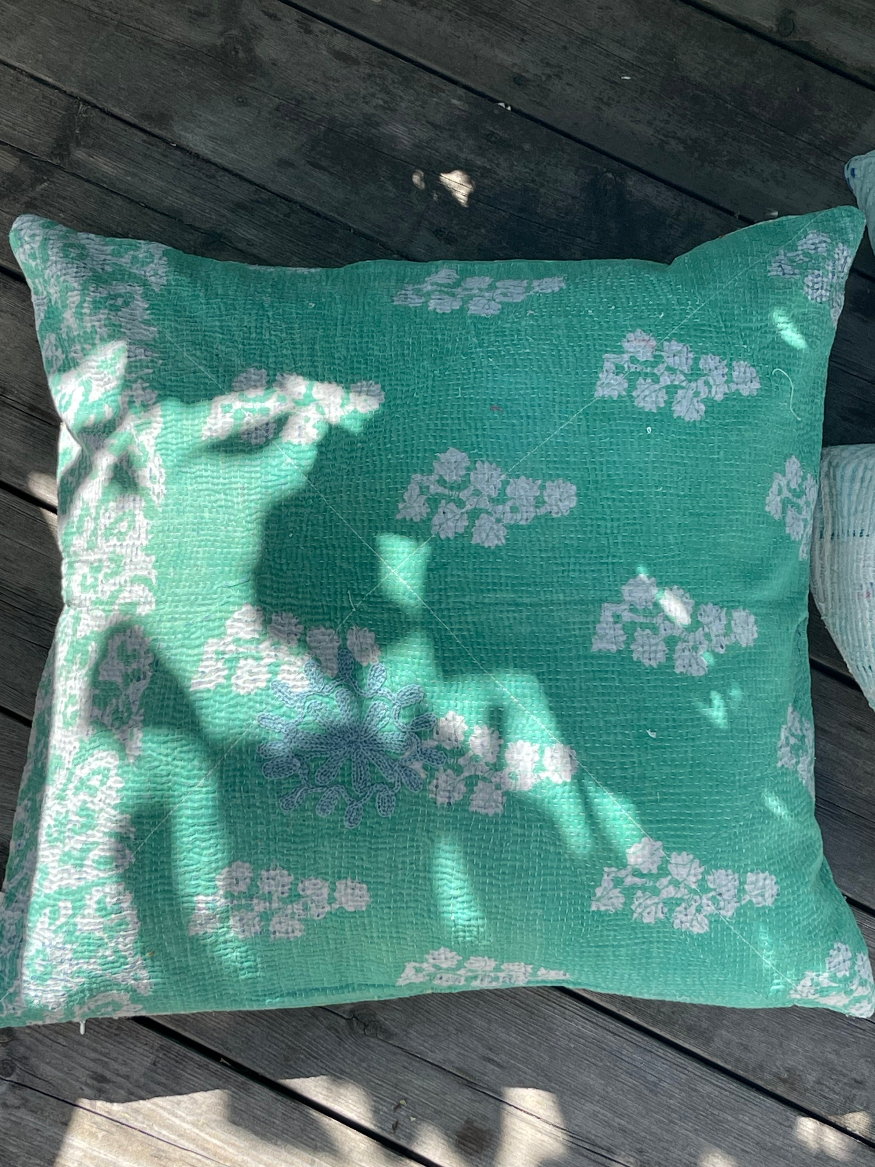 Putetrekk - Vintage Sari - 50x50 - Y5007 - Linneas Hage