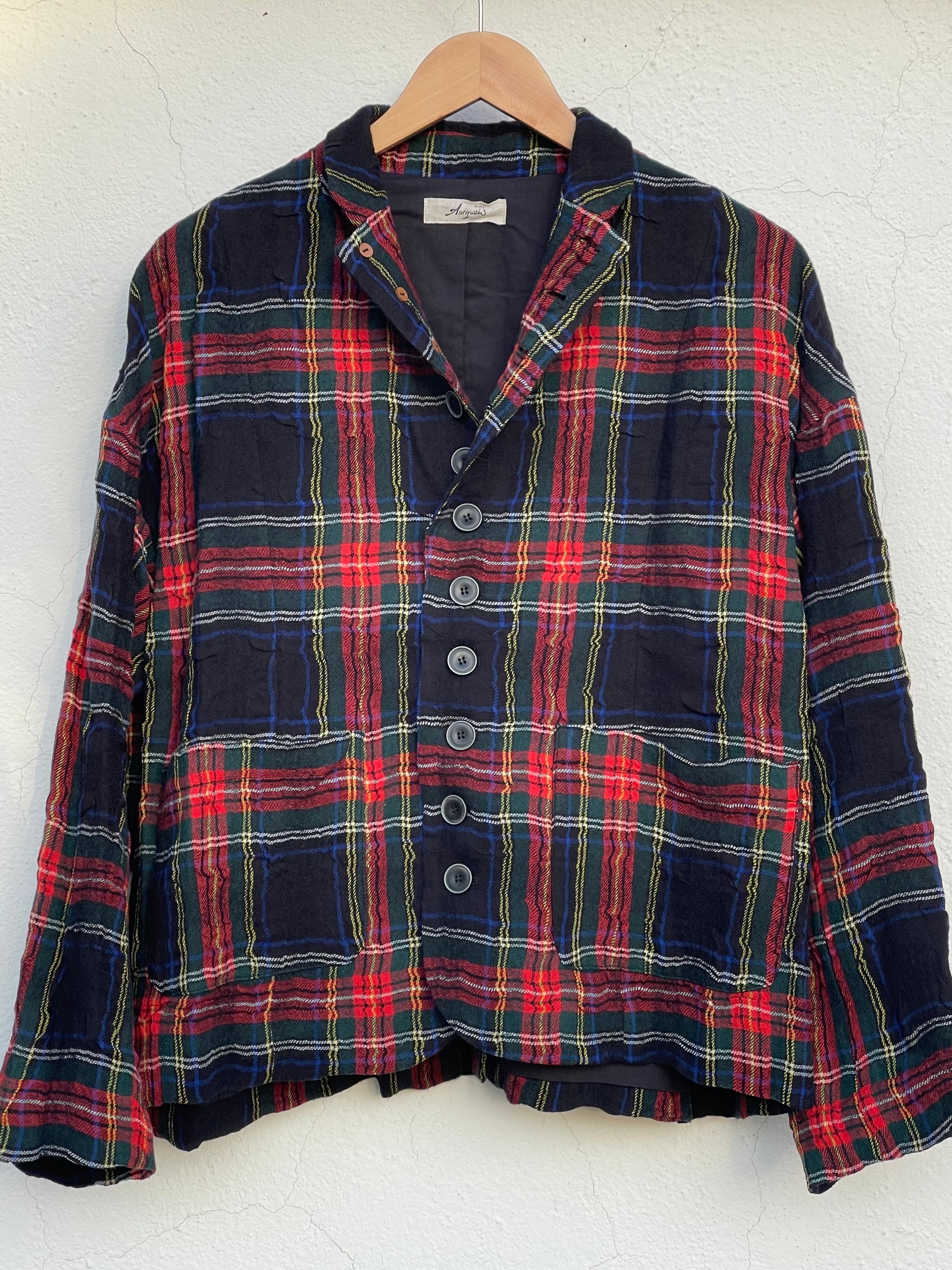 Tartan blazer - Black