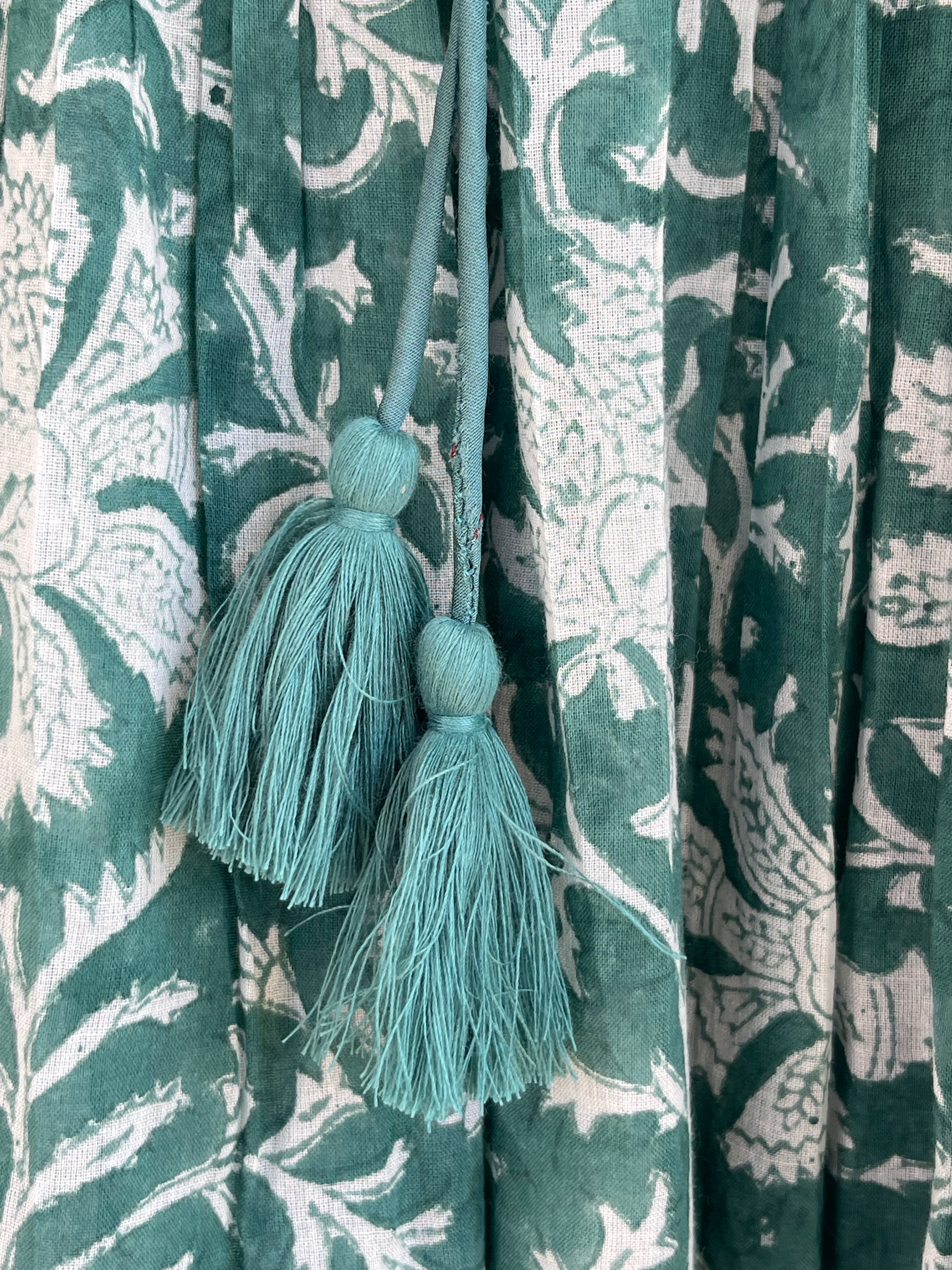 Nice Kjole - Teal Green - Linneas Hage