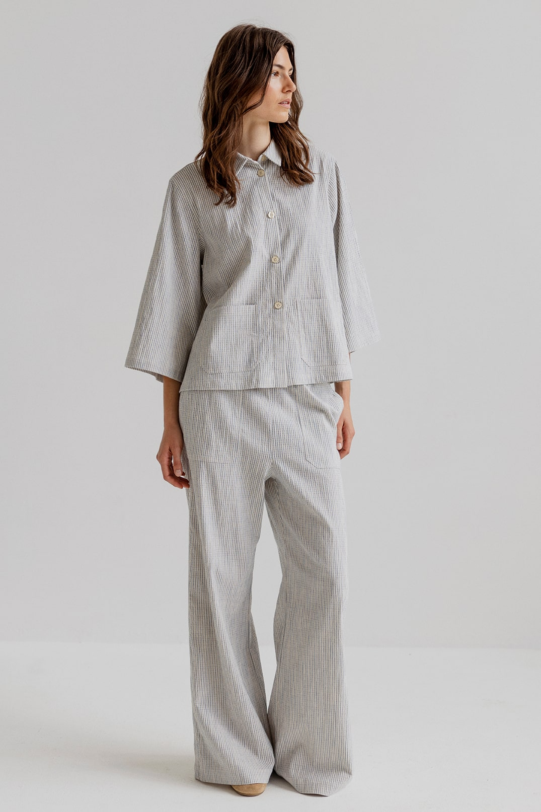 Salome bukser - Indigo - Linneas Hage