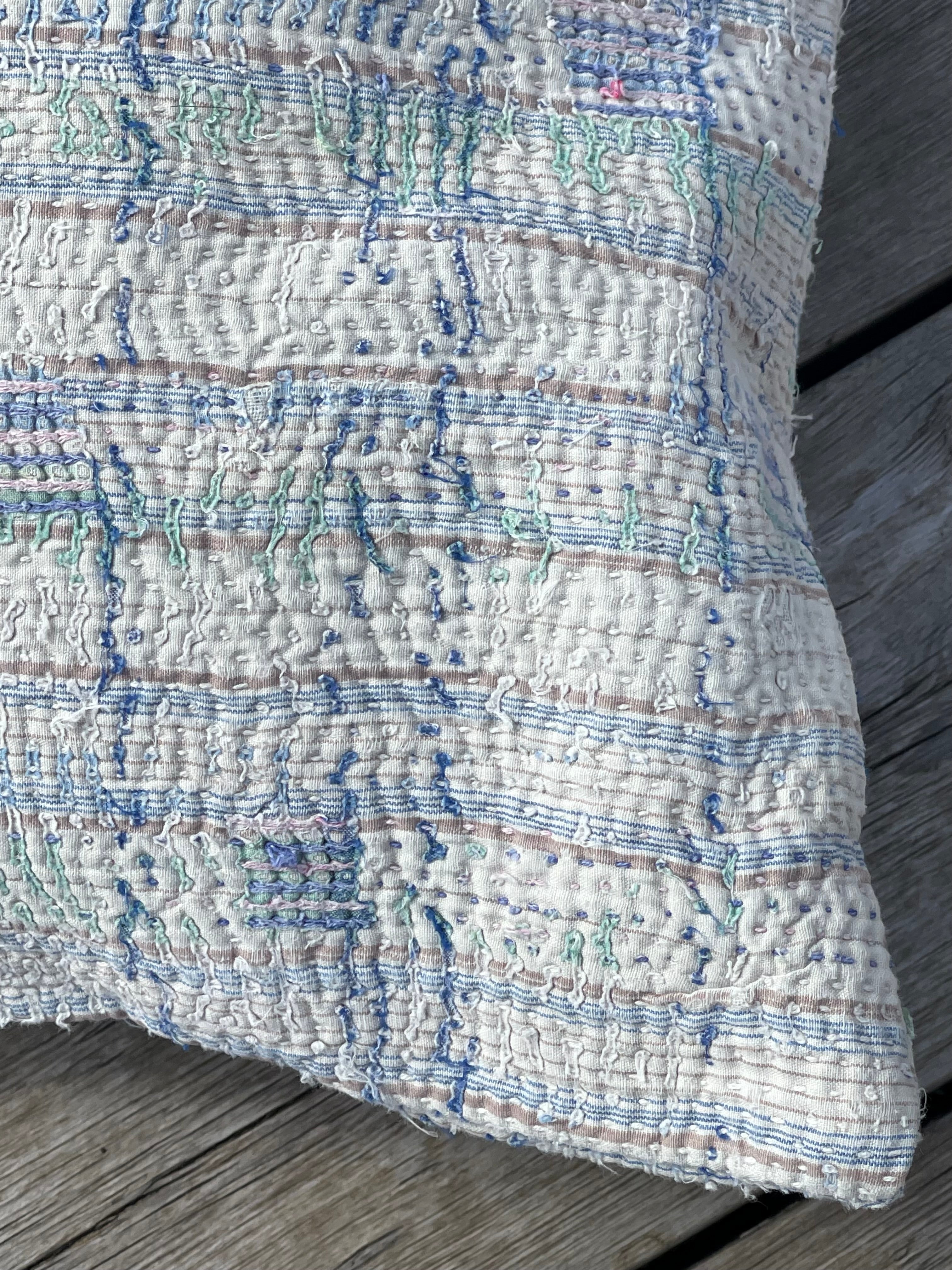 Putetrekk - Vintage Sari Fine Q-  50x50 - Y2388 - Linneas Hage