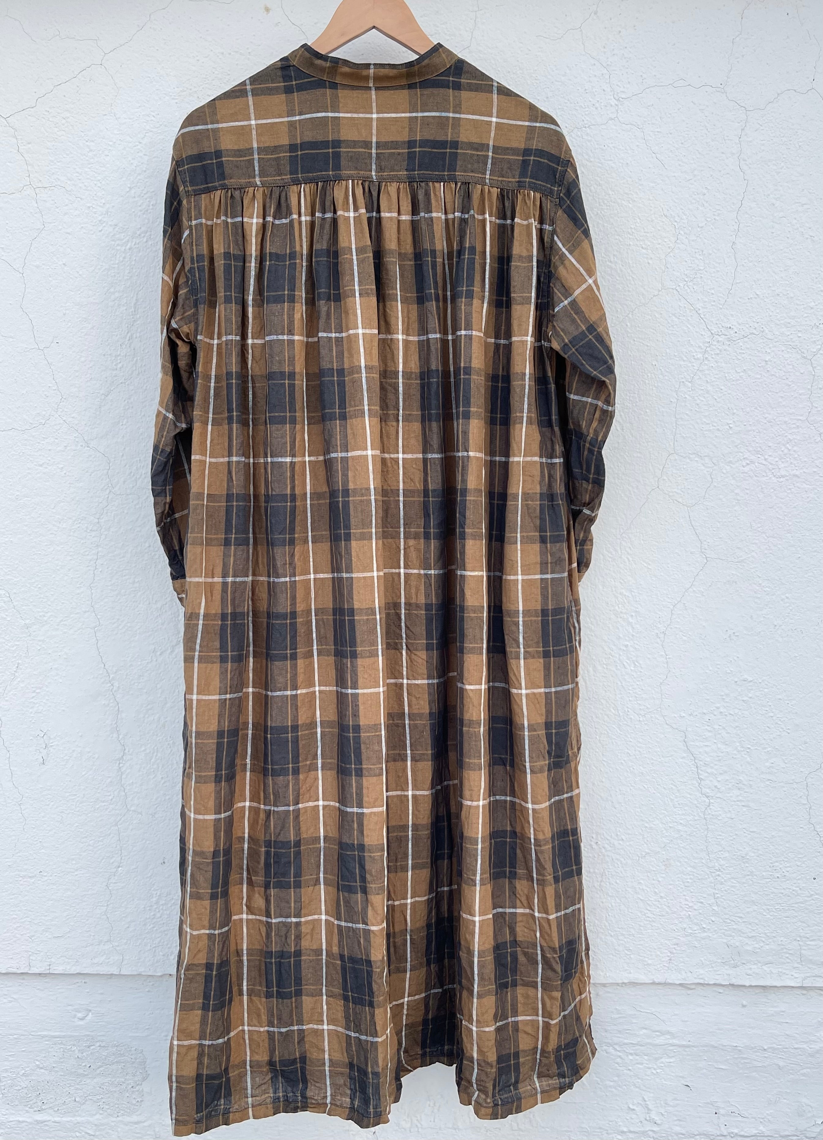 Rutete linkjole - Tartan - Brown