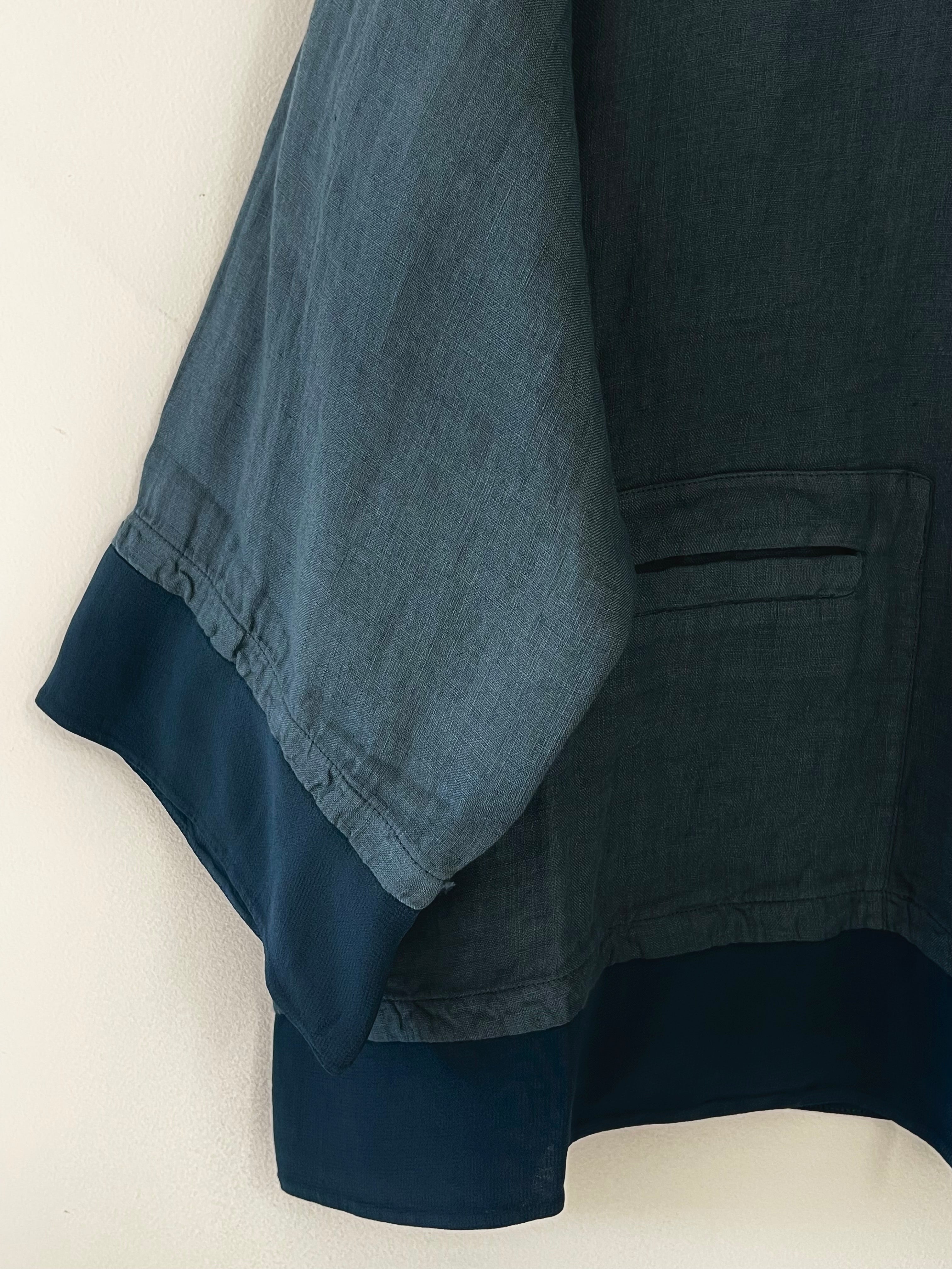 Skjortejakke - Blu Slate - Linneas Hage