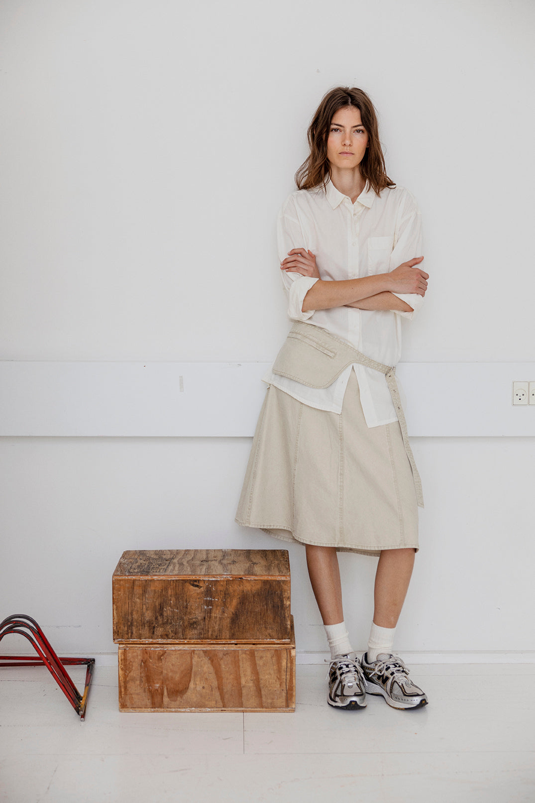 Betty skjørt - Kitt