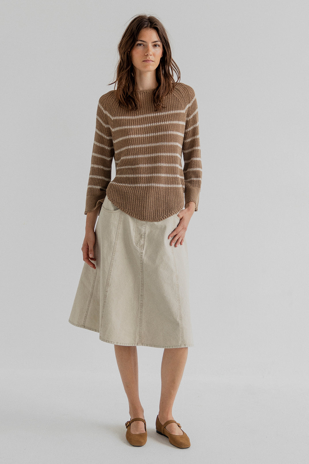 Betty skjørt - Kitt