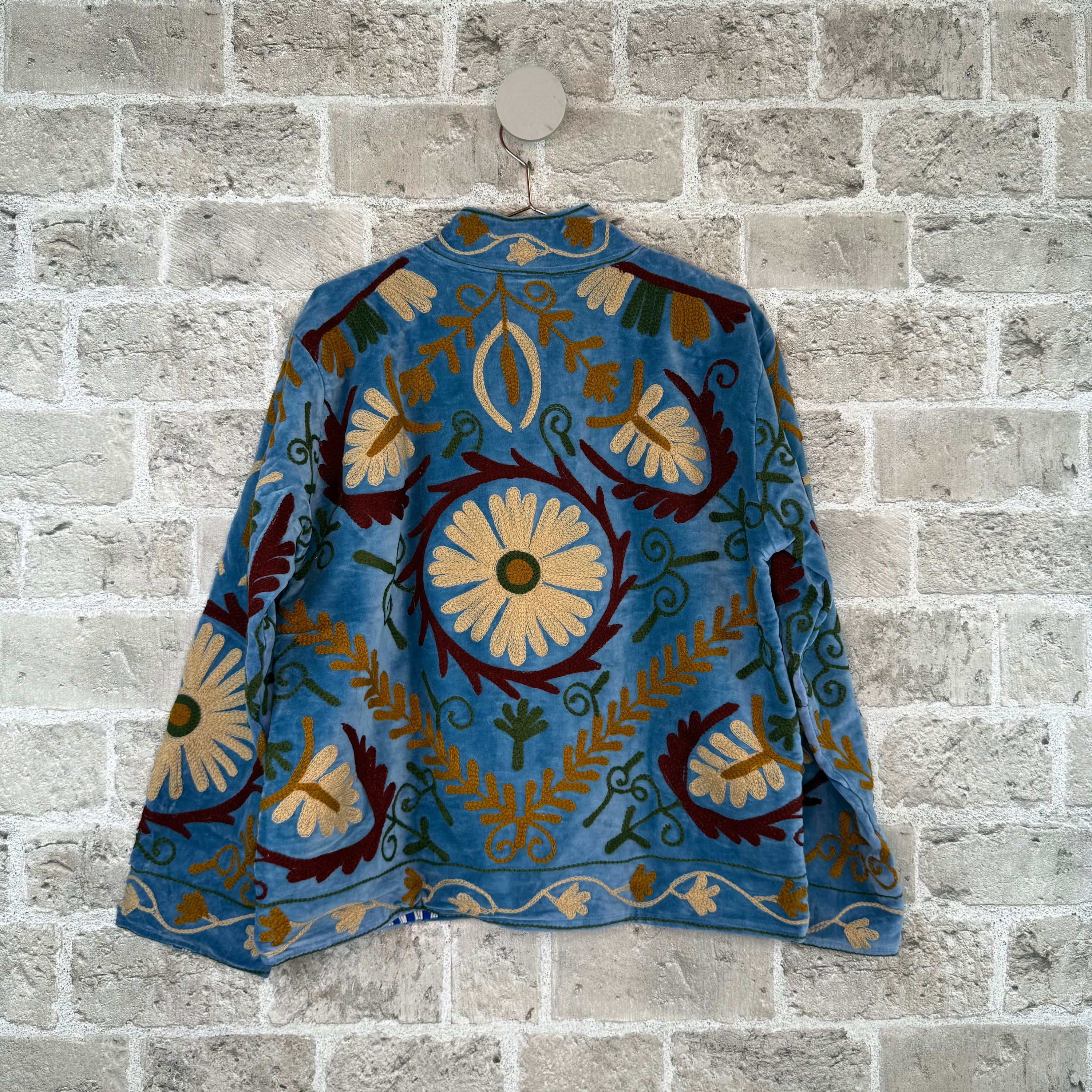 Brodert Velourjakke - Beri