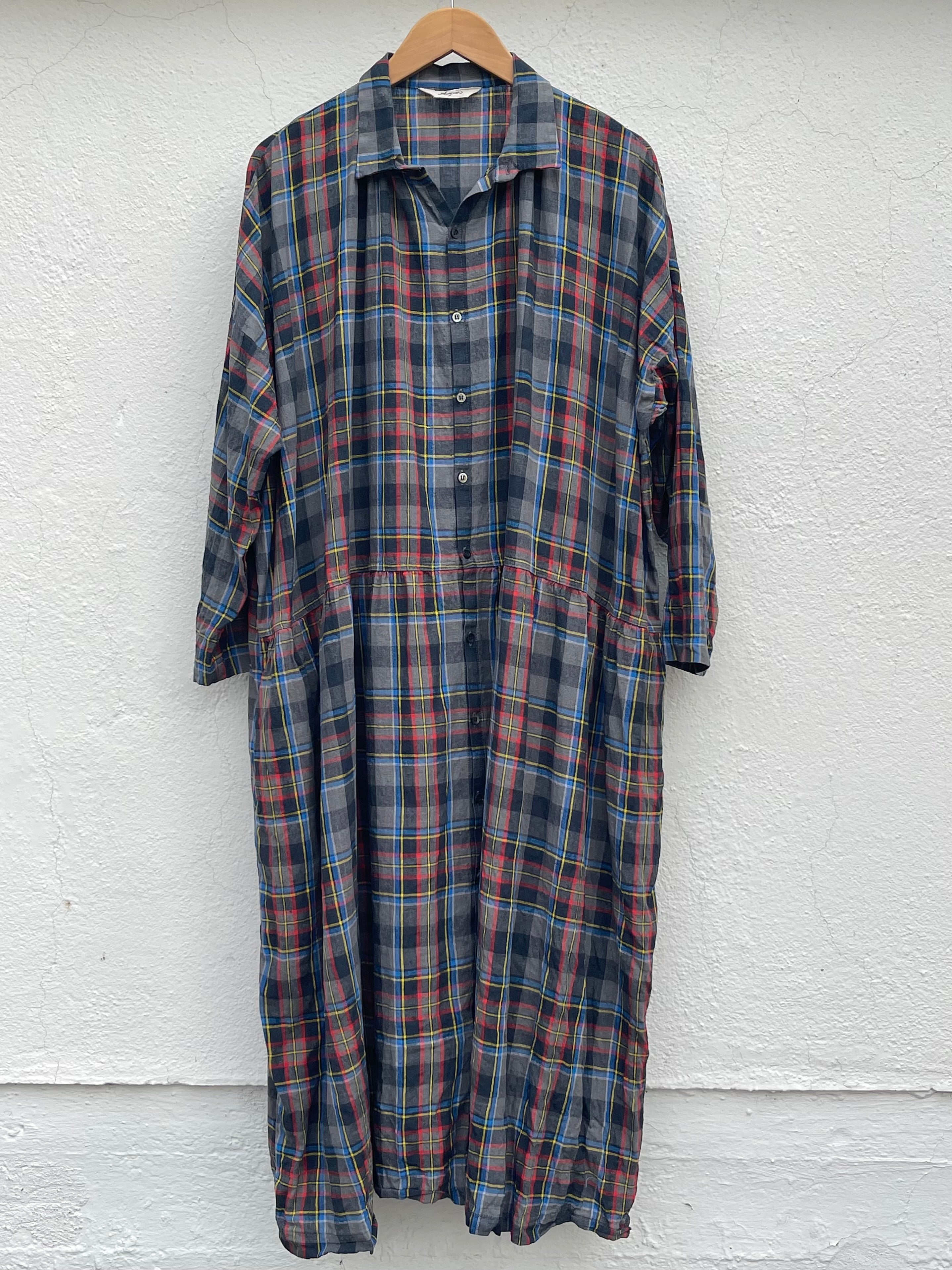 Tartan Skjortekjole - Gray
