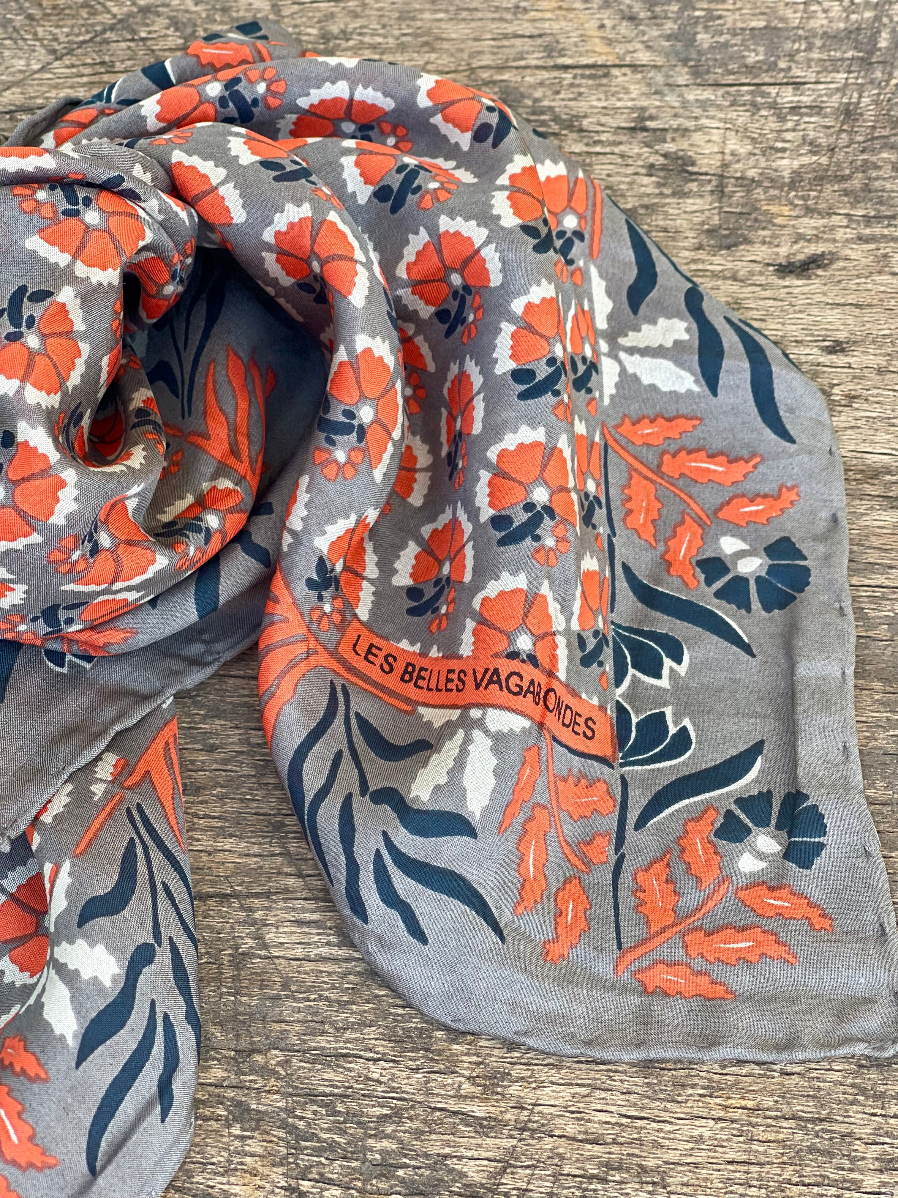 Mini silkeskjerf - Augustine - Orange