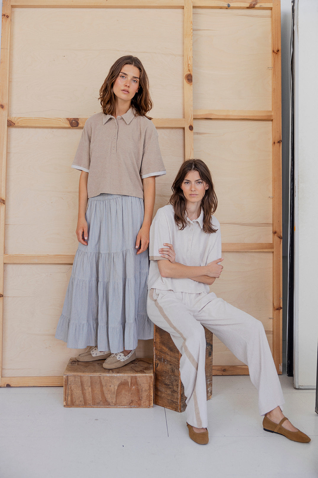 Celine genser - Khaki - Linneas Hage