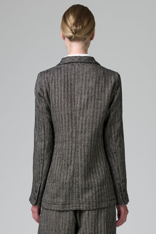 Dressjakke - Herringbone - Taupe