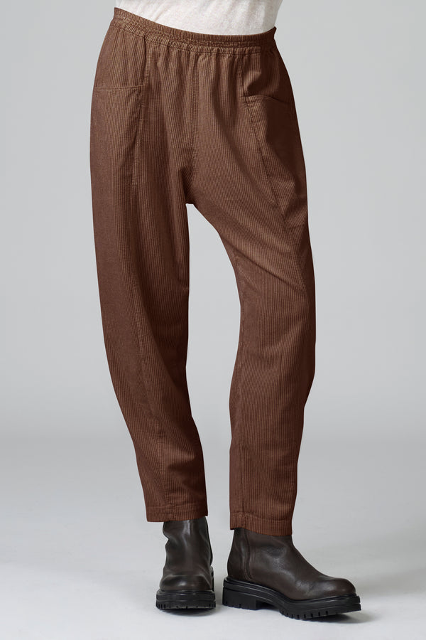 Comfort fit cordbukser - Antrasitt