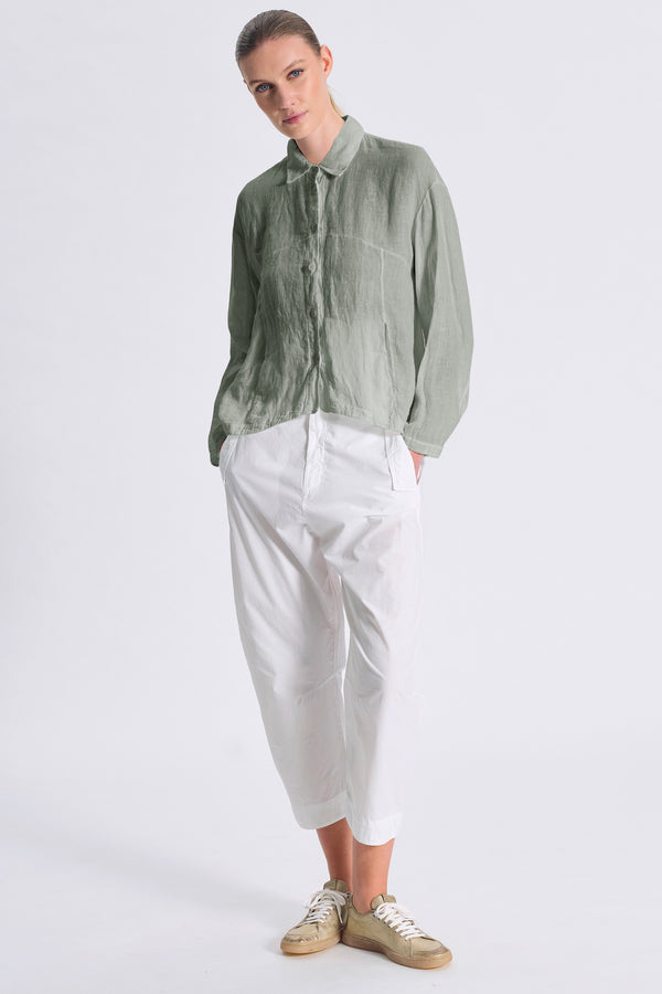 Kort skjortejakke - Sage - Linneas Hage