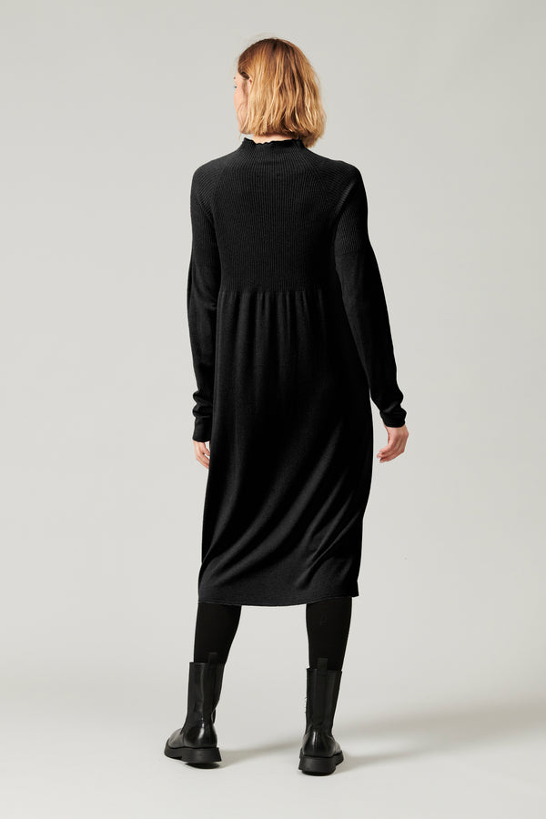 Turtleneck Kjole - Black