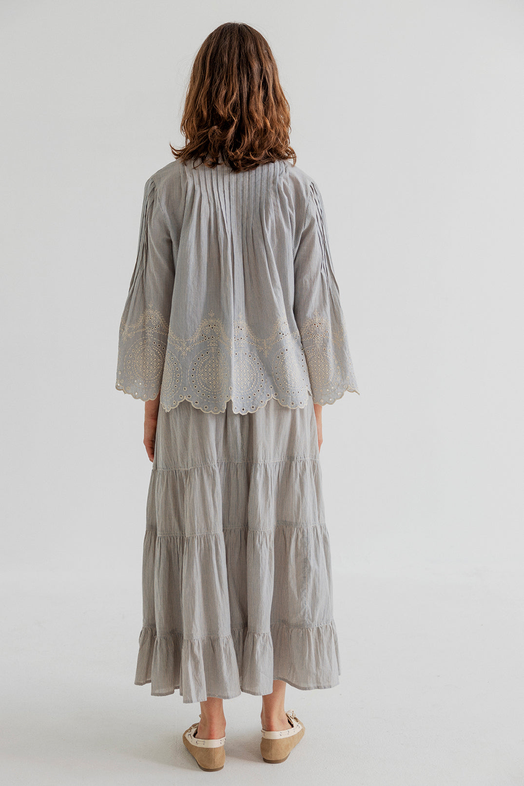 Clementine Bluse - Kitt