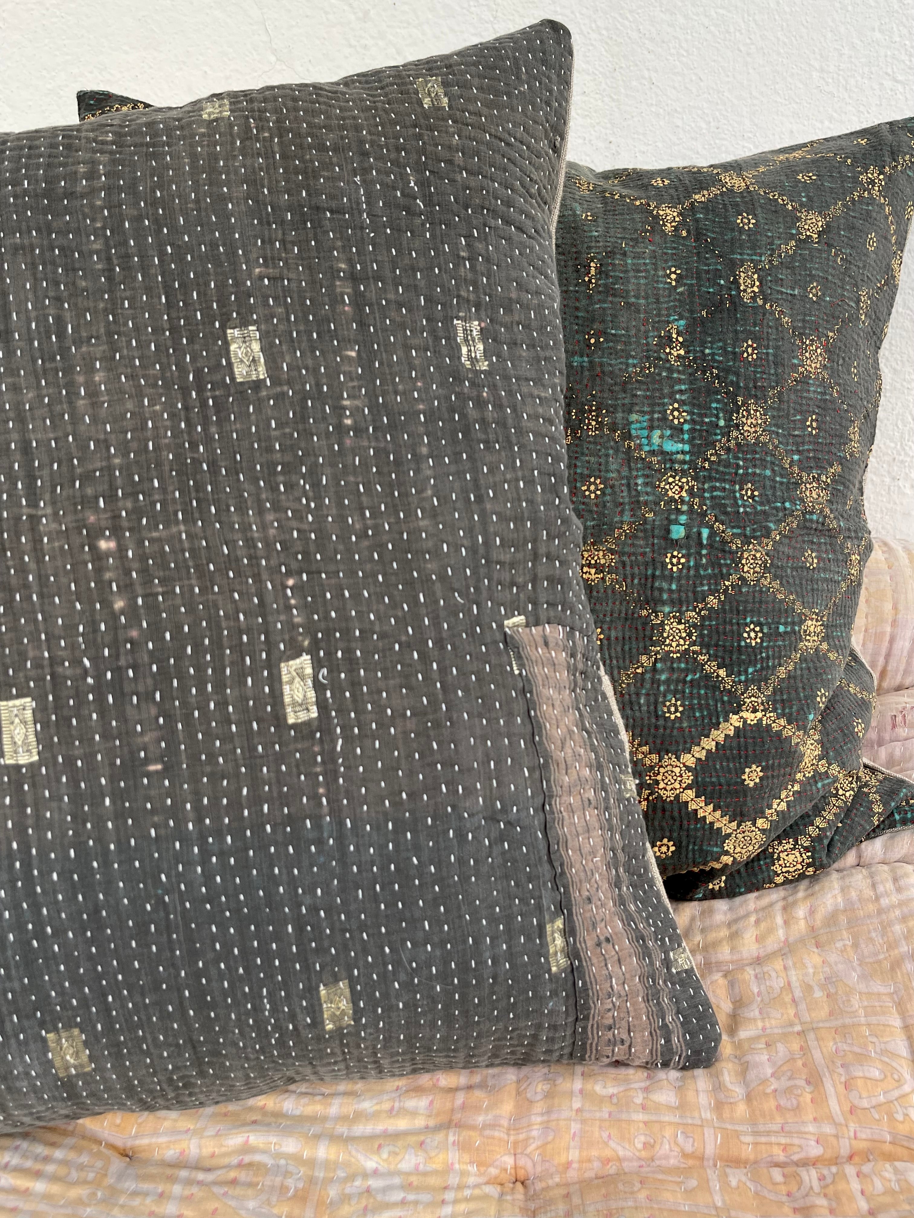 Putetrekk - Vintage Sari - 50x50 - #975