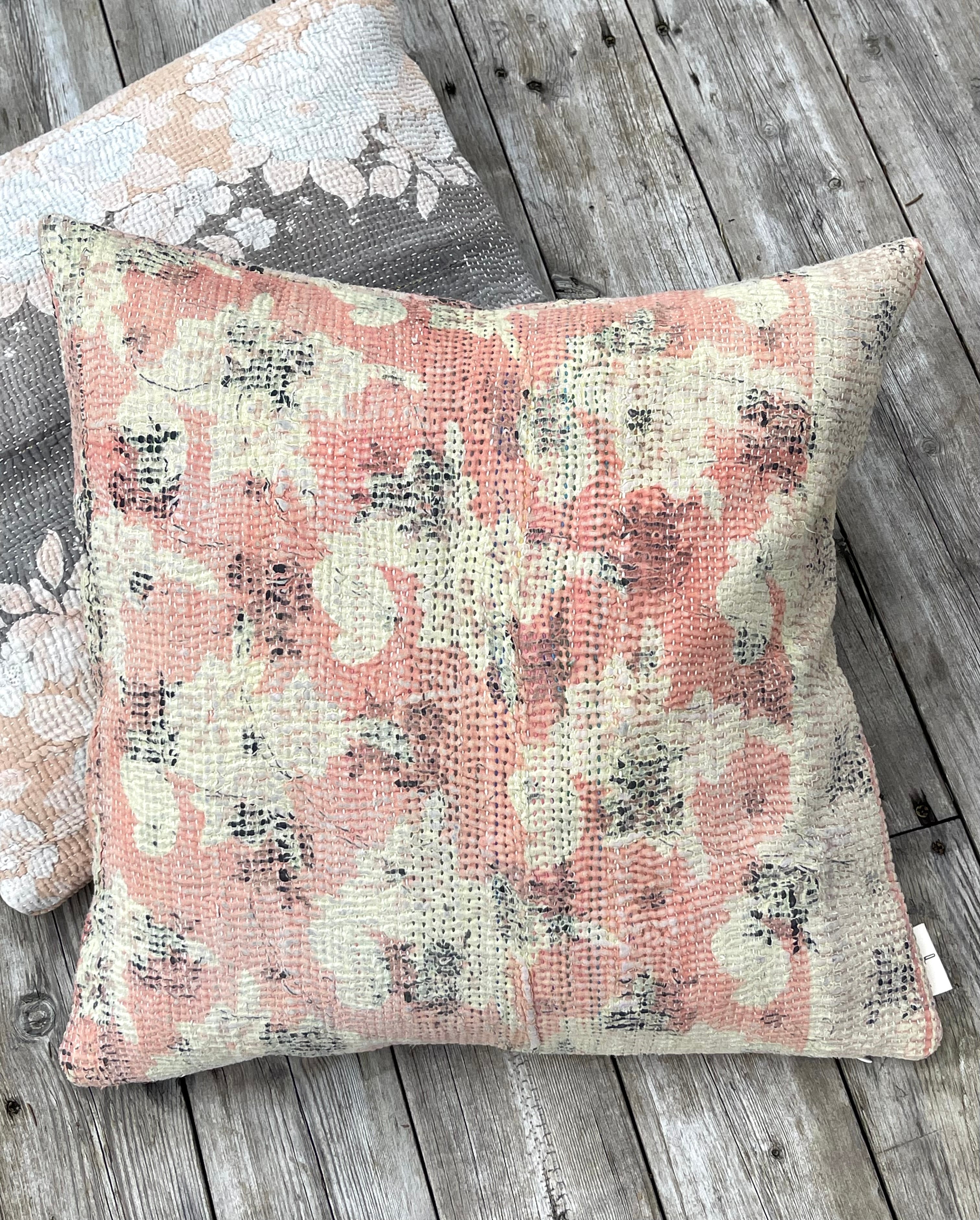 Putetrekk - Vintage Sari Fine Q-  50x50 - Y4109