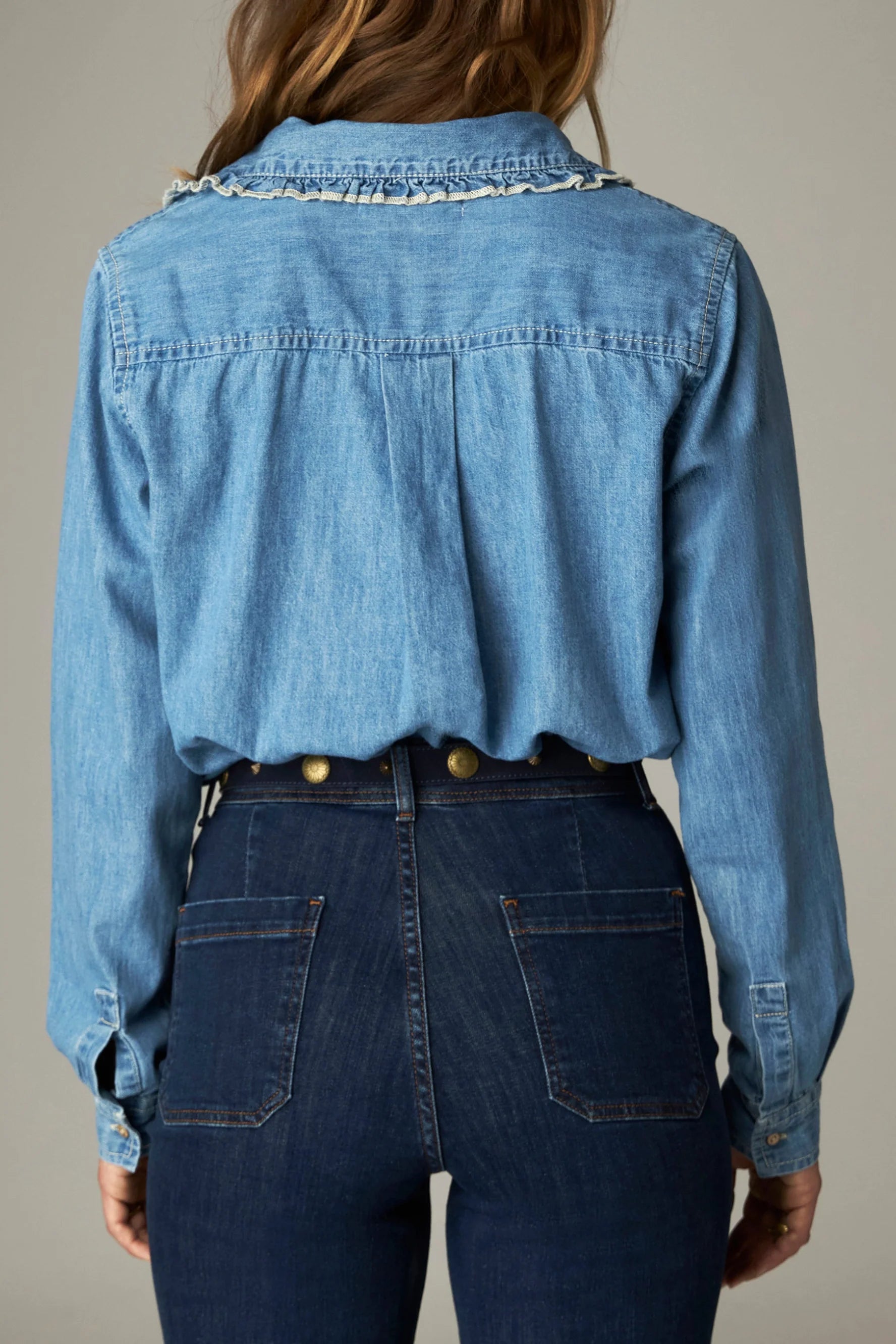 Pippa Skjorte - Preppy - Vintage Denim