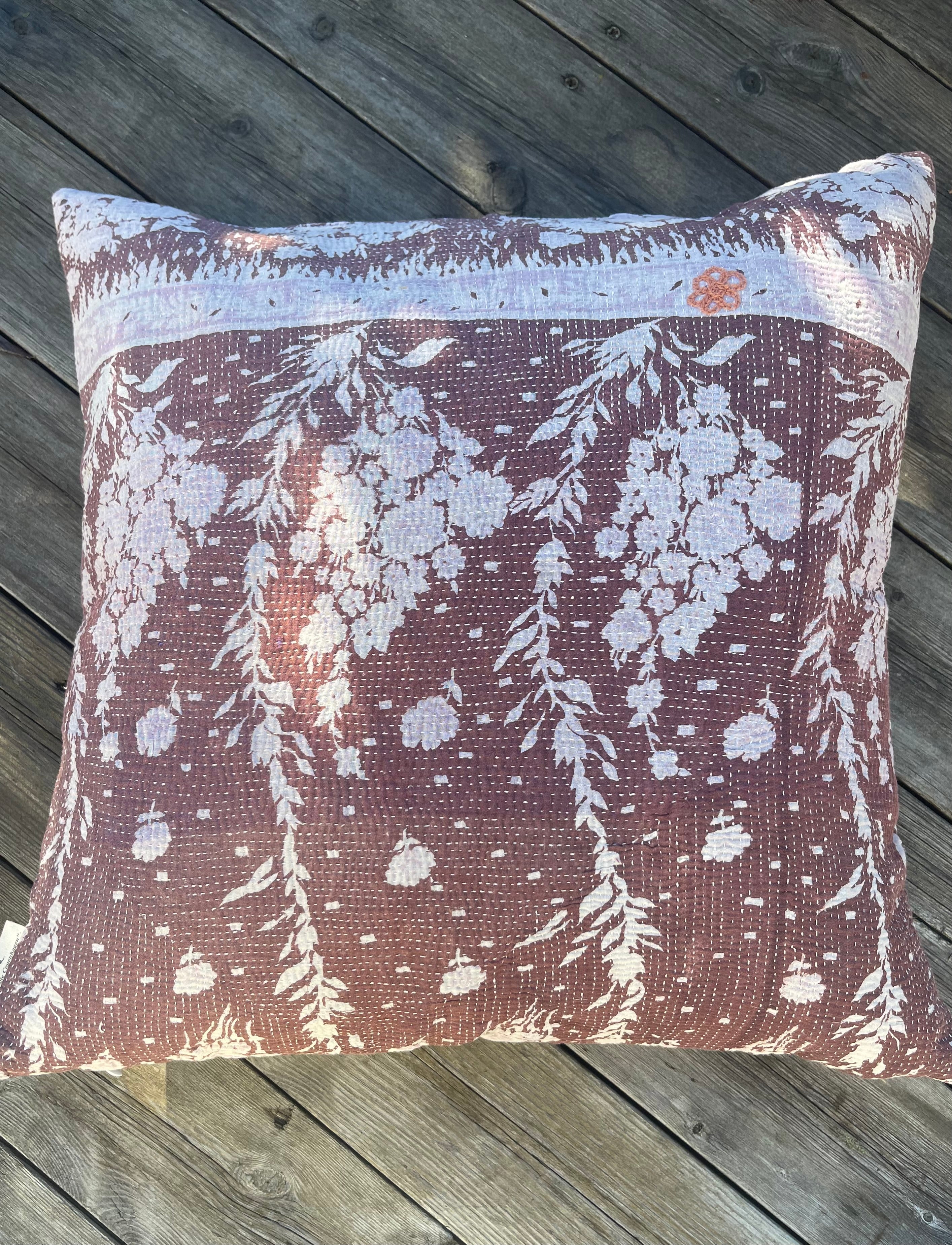 Putetrekk - Vintage Sari - 50x50 - Y6665