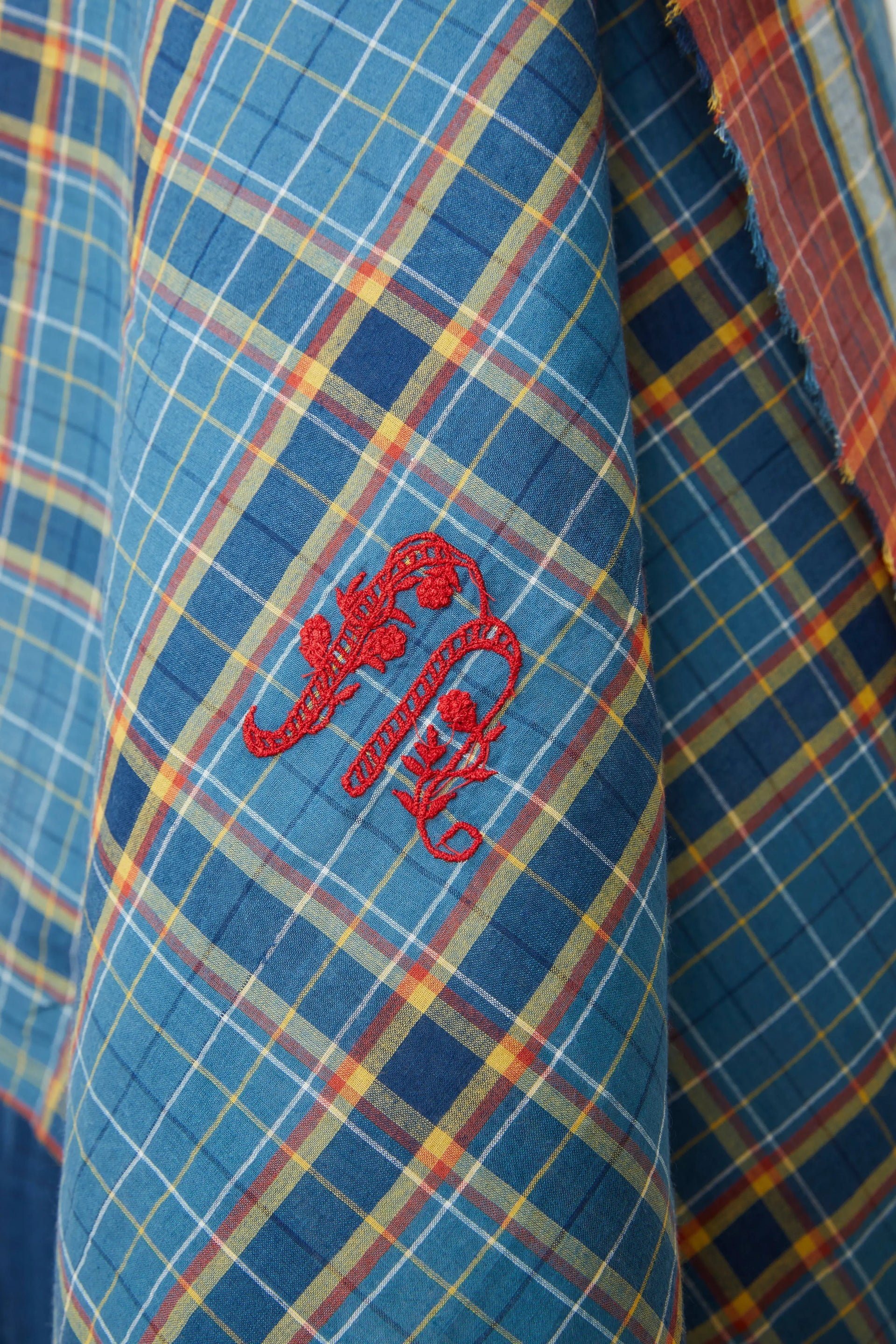 Alphabet Skjerf - #825 - Indigo