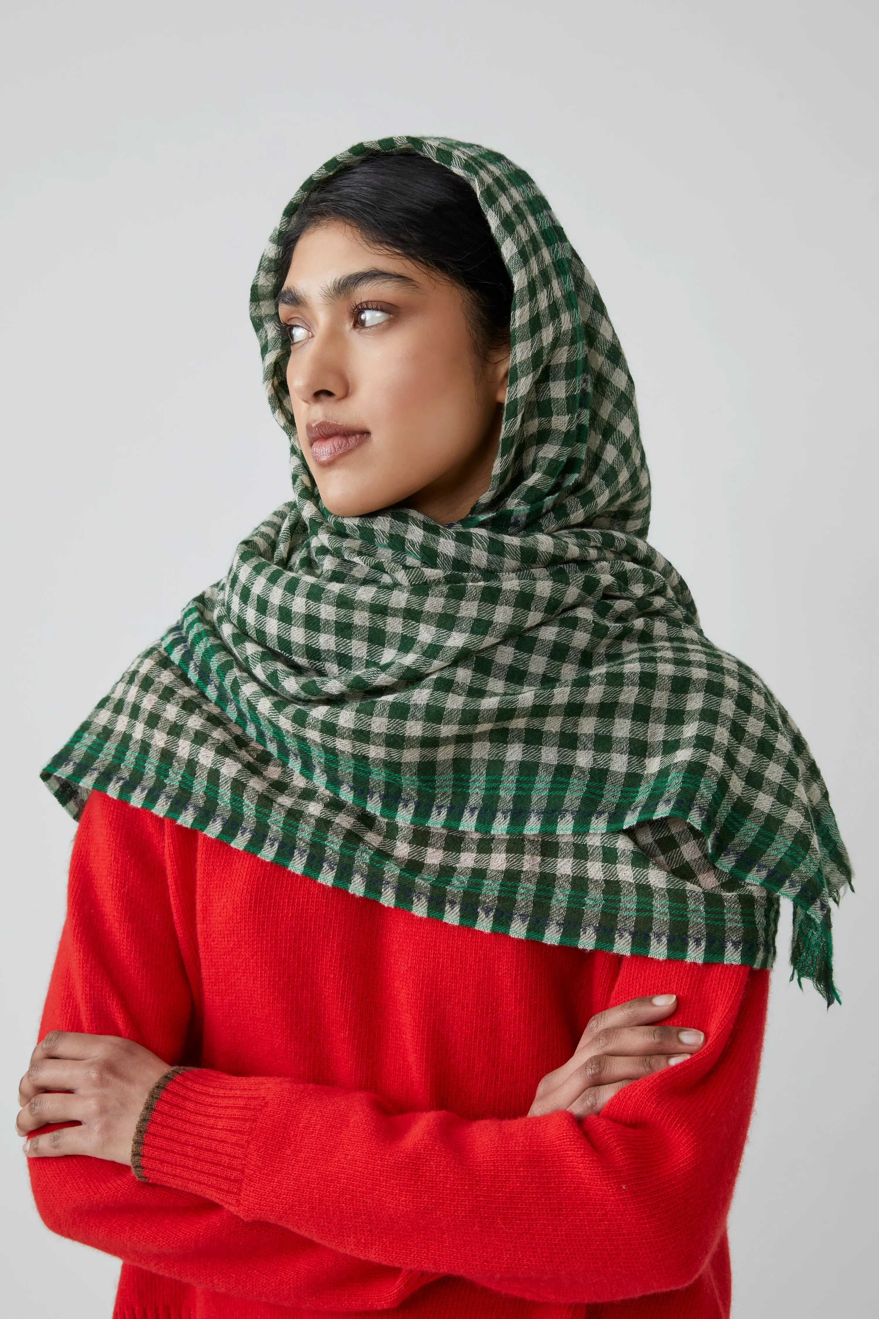 Vichy Ullskjerf - British Green