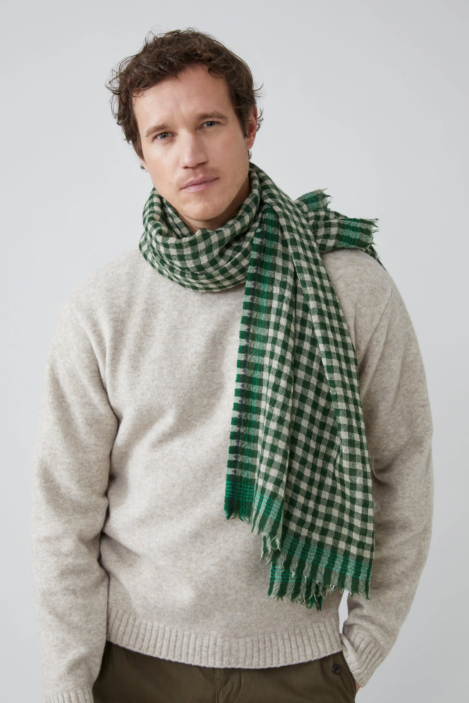 Vichy Ullskjerf - British Green