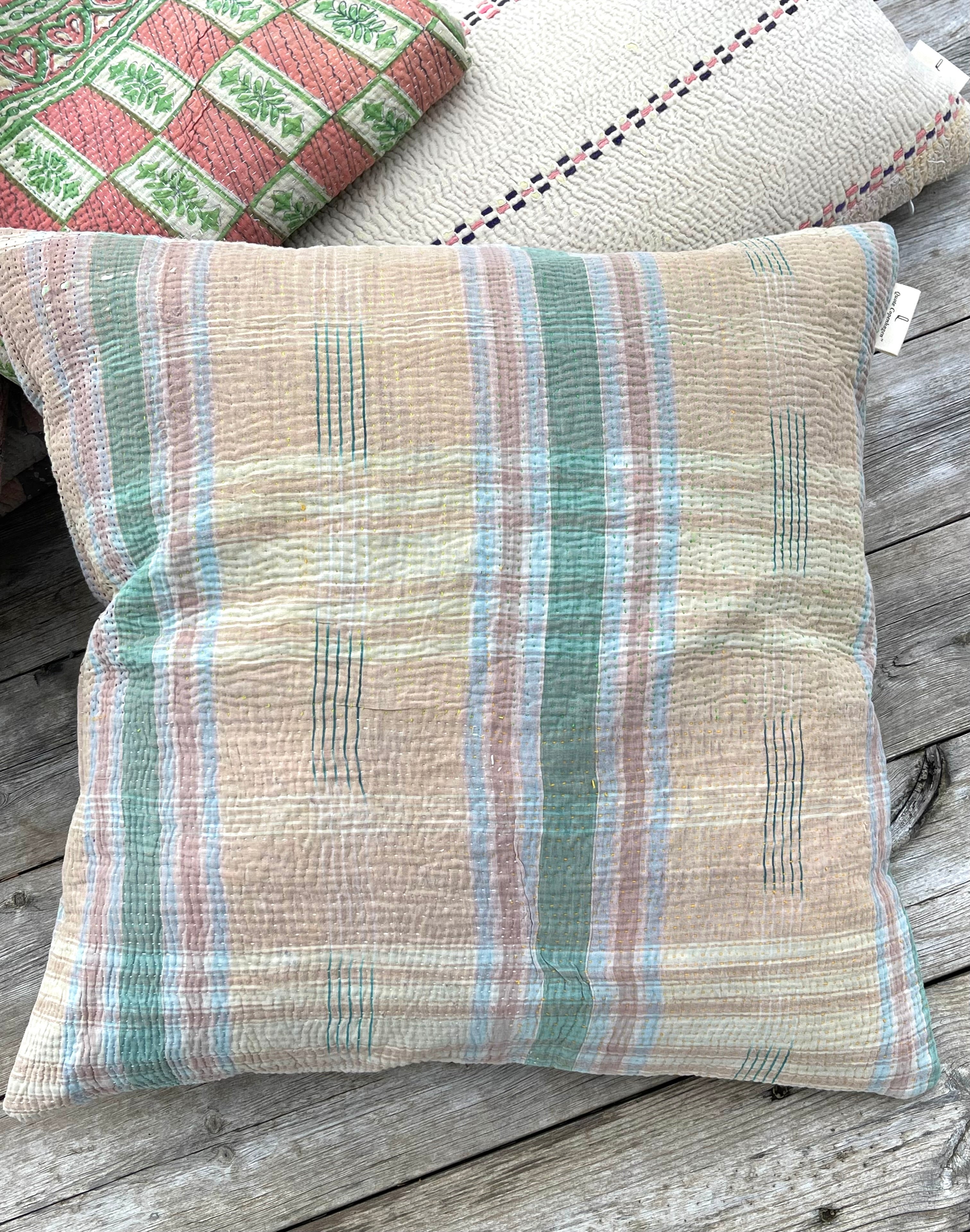 Putetrekk - Vintage Sari Fine Q-  50x50 - Y4105