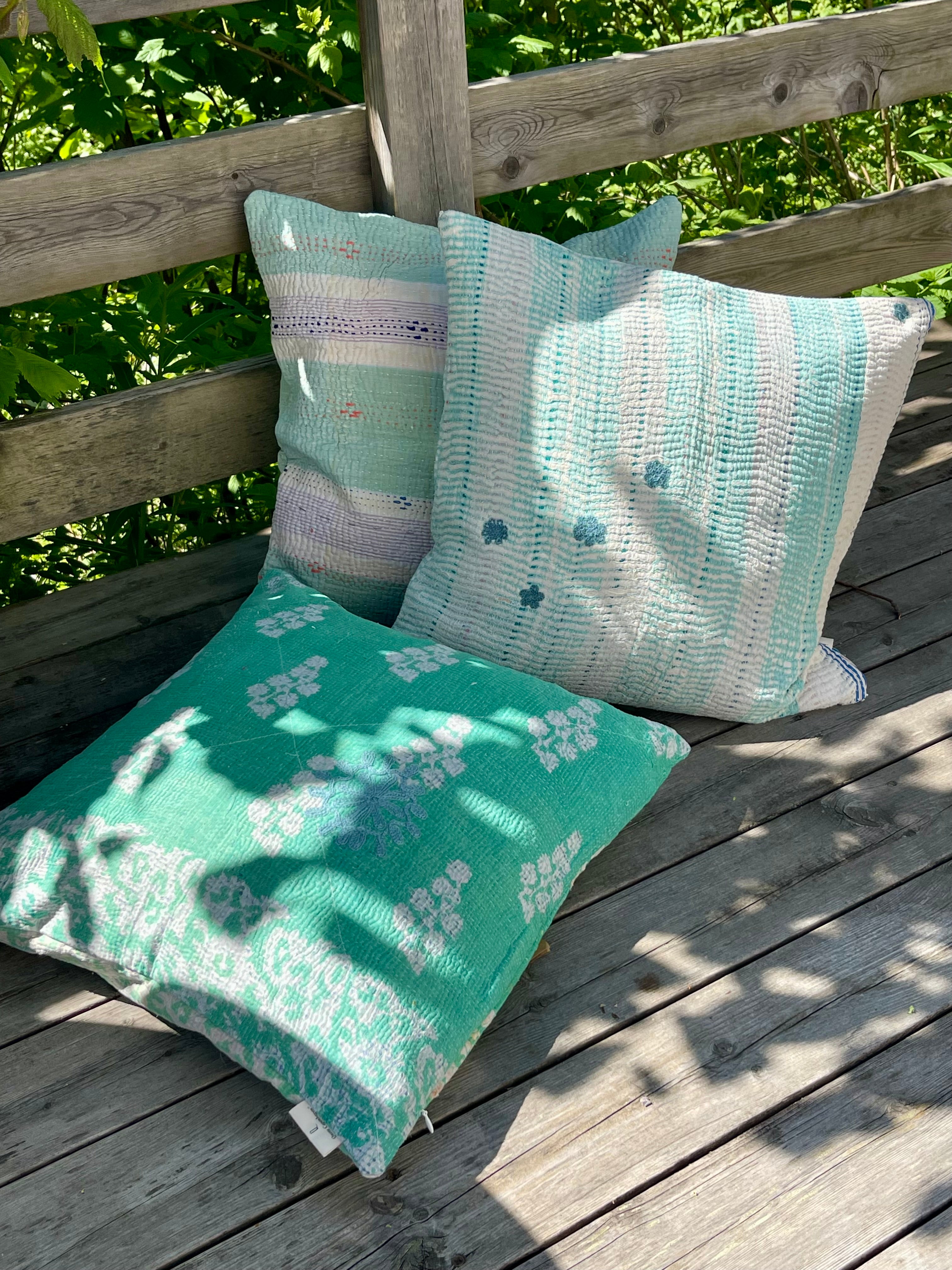 Putetrekk - Vintage Sari - 50x50 - Y5007 - Linneas Hage