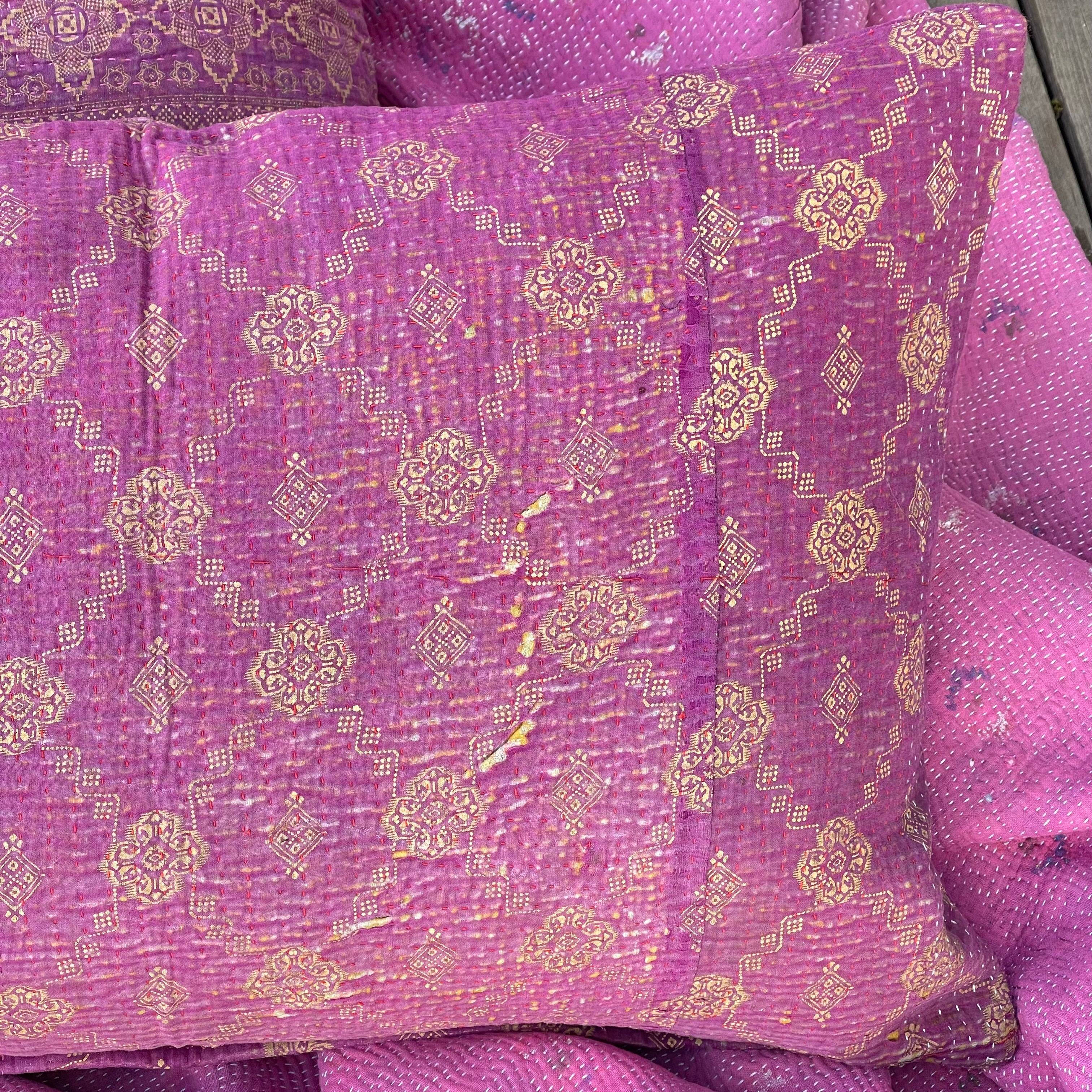 Putetrekk - Vintage Sari Fine Q-  40x60 - F5159